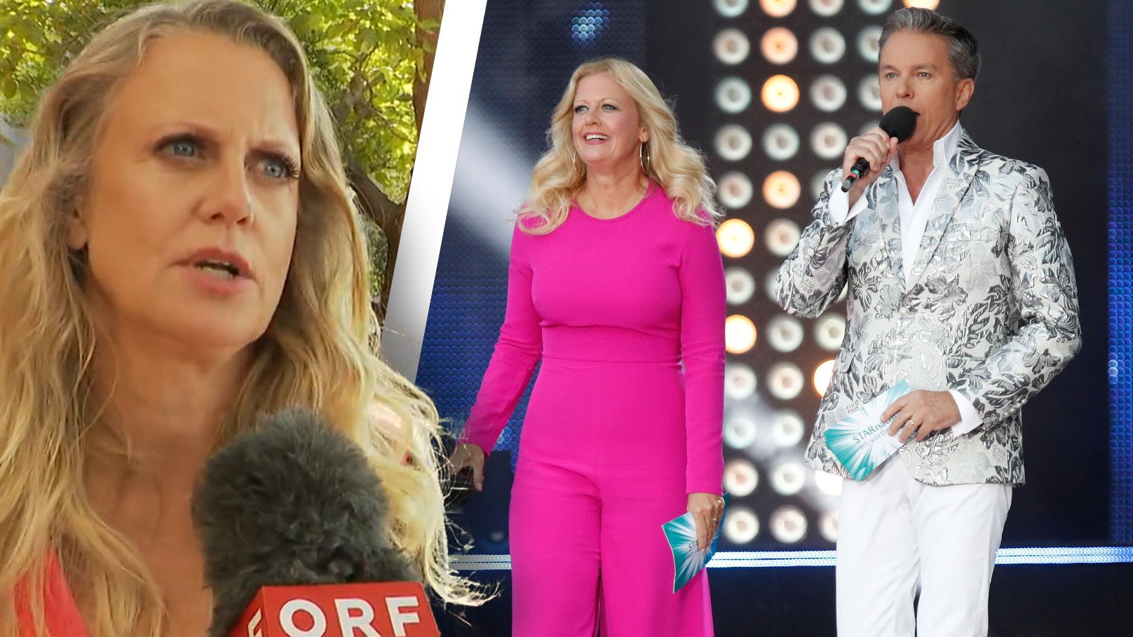 Schöneberger spricht im ORF über Hans Sigl und vergleicht ihn mit anderen Moderatoren.