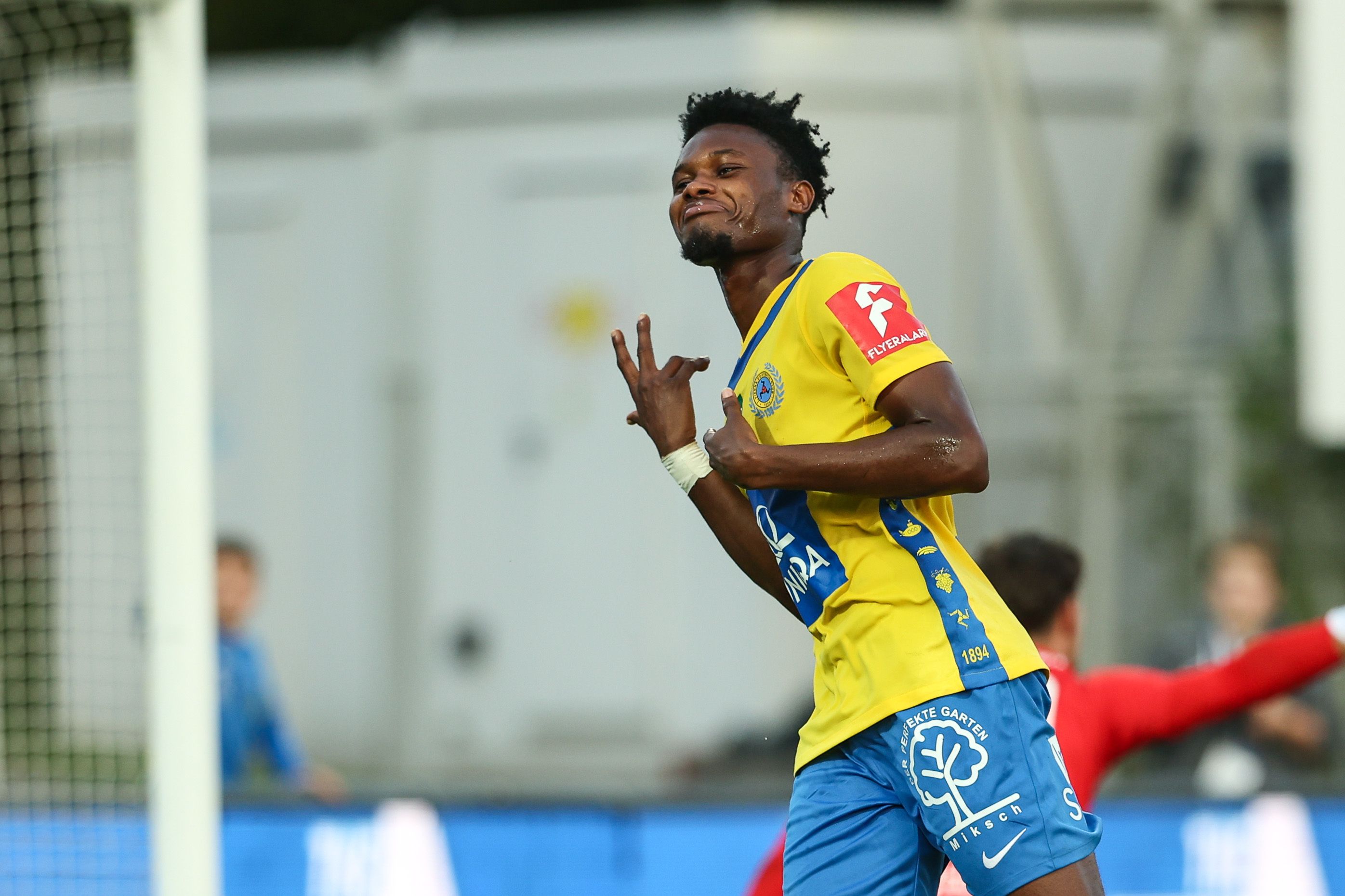 First-Vienna-Angreifer Kelvin Boateng. 