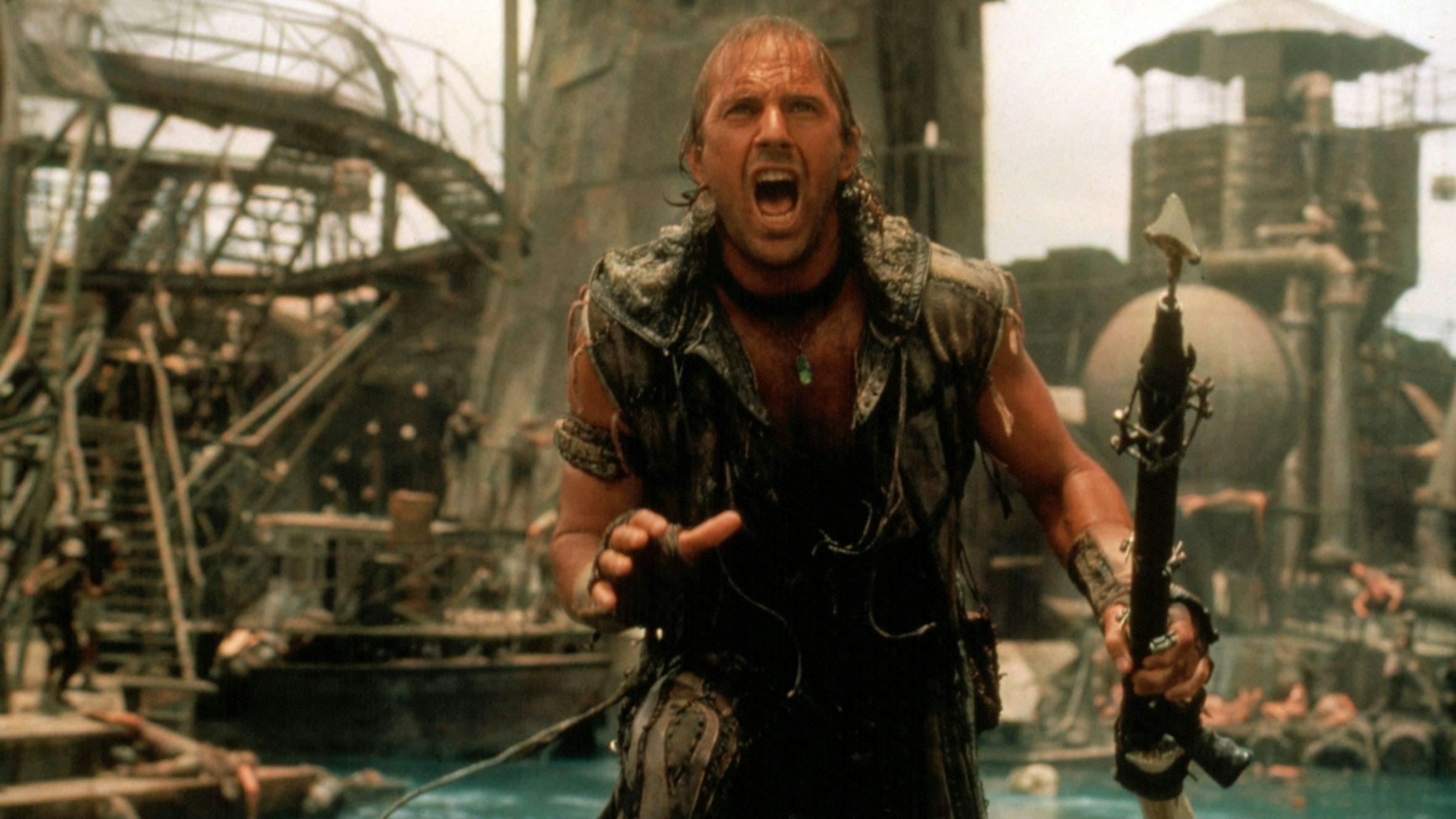 Trendsetter: Als Kevin Costner 1995 "Waterworld" drehte, hatte das Thema Klimawandel für die Mehrheit der Menschen noch keinerlei Bedeutung