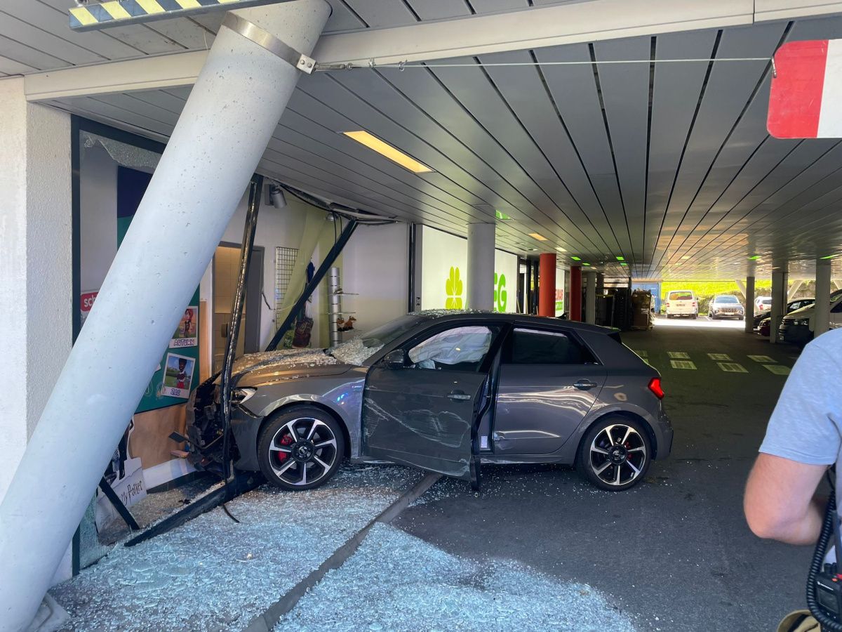 Die Frau hatte die Pedale verwechselt. 