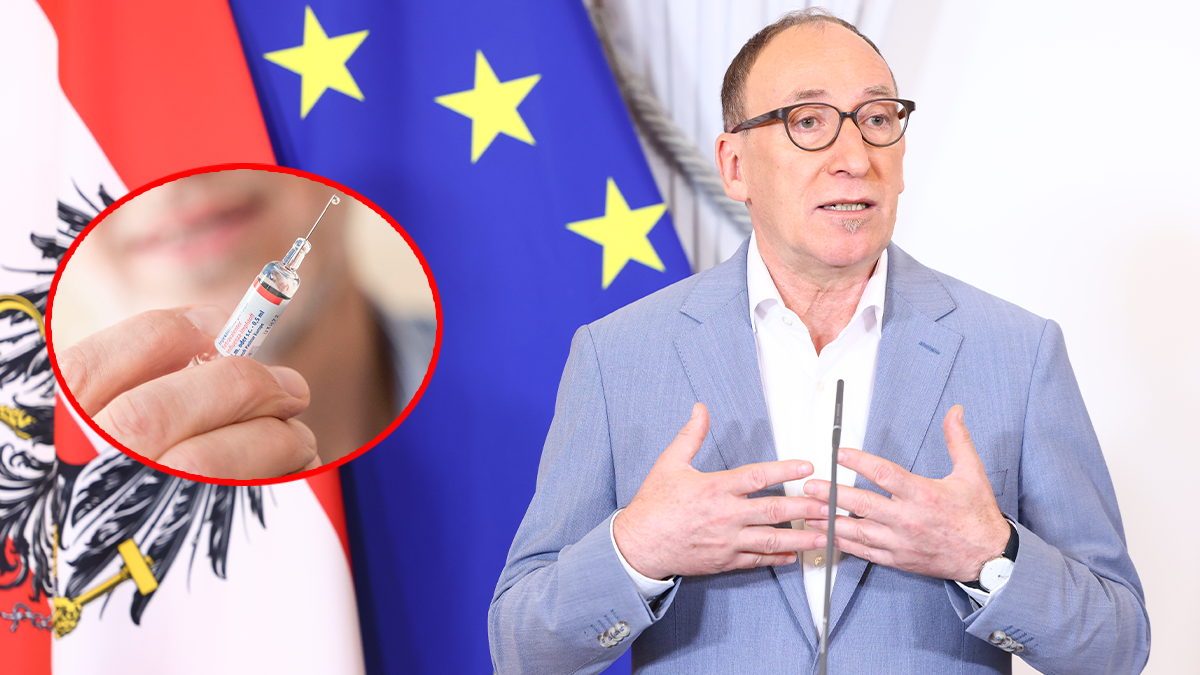 Gesundheitsminister Rauch versicherte am Freitag, dass es genügend Impfstoff gibt. Die Ärztekammer Wien beklagt allerdings Engpässe.