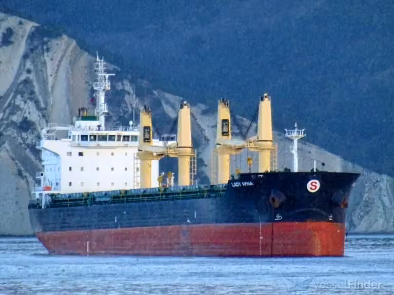 Die Ruby hat große Mengen russisches Ammoniumnitrat an Bord.