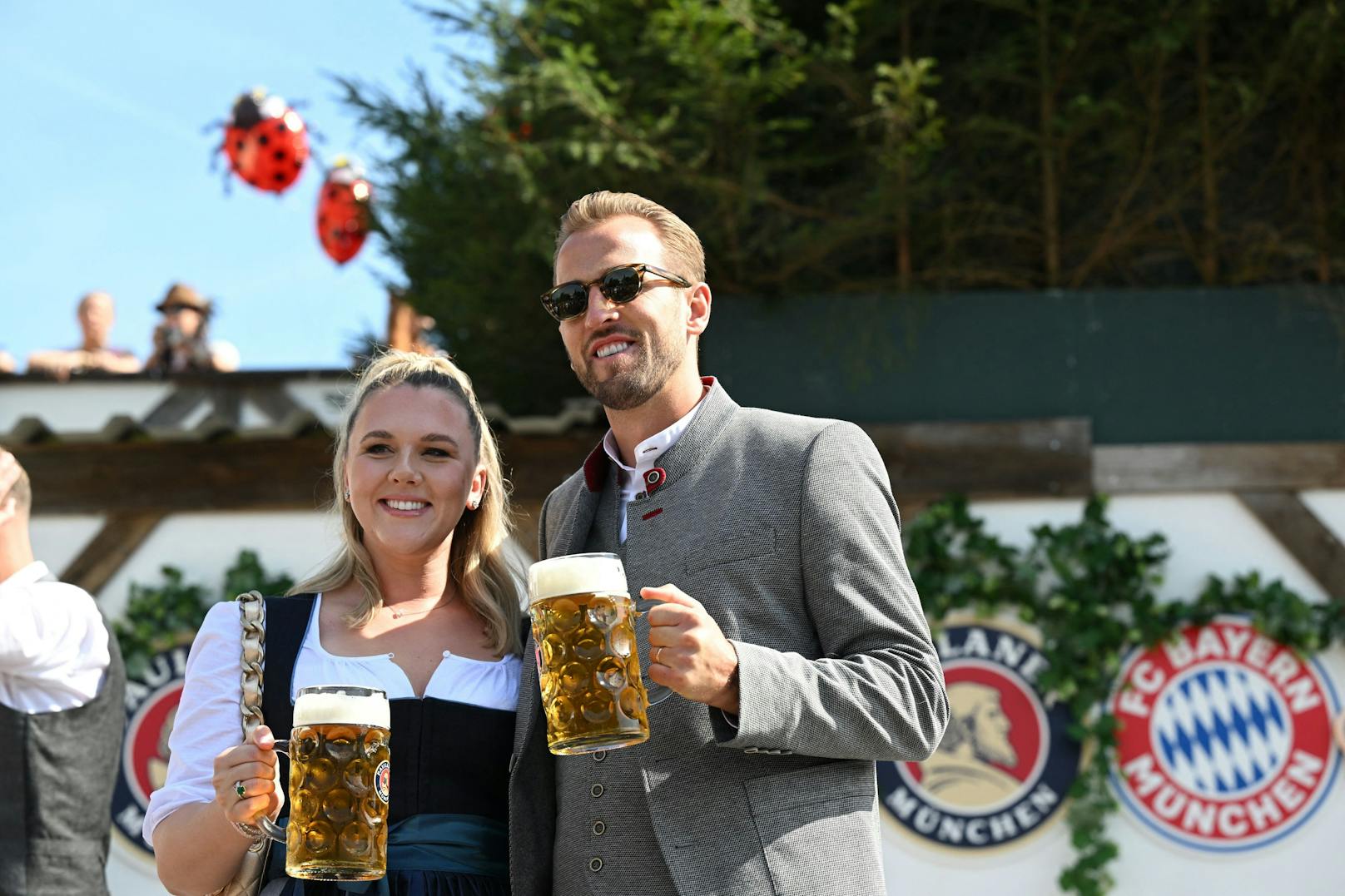 Harry Kane und seine Frau Katie