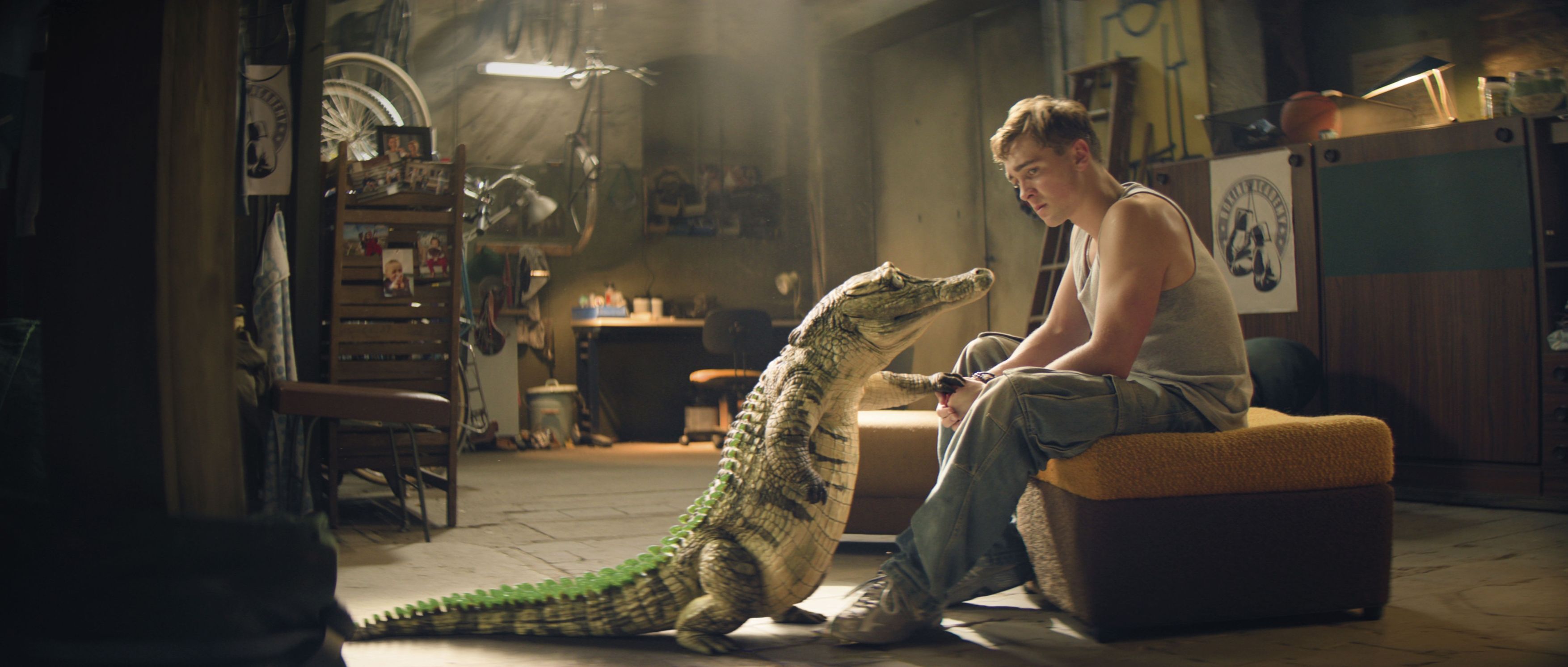 Das Krokodil Rick ist das magische Tier von Silas.