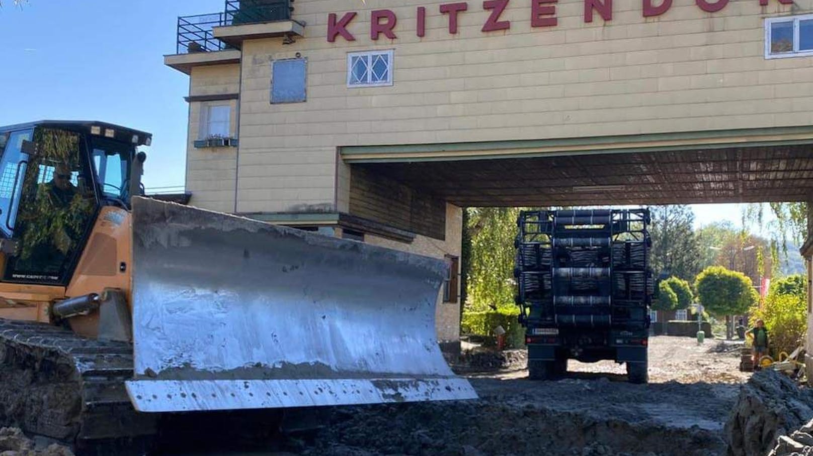 Kritzendorf: ﻿Assistenzeinsatz des Bundesheeres voll angelaufen