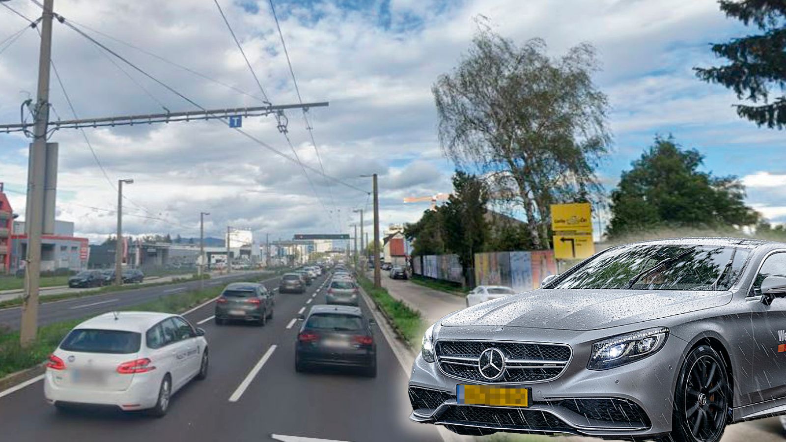 Der Lenker fuhr mit einem PS-starken Mercedes S63 AMG in der 70er-Zone 151 km/h.