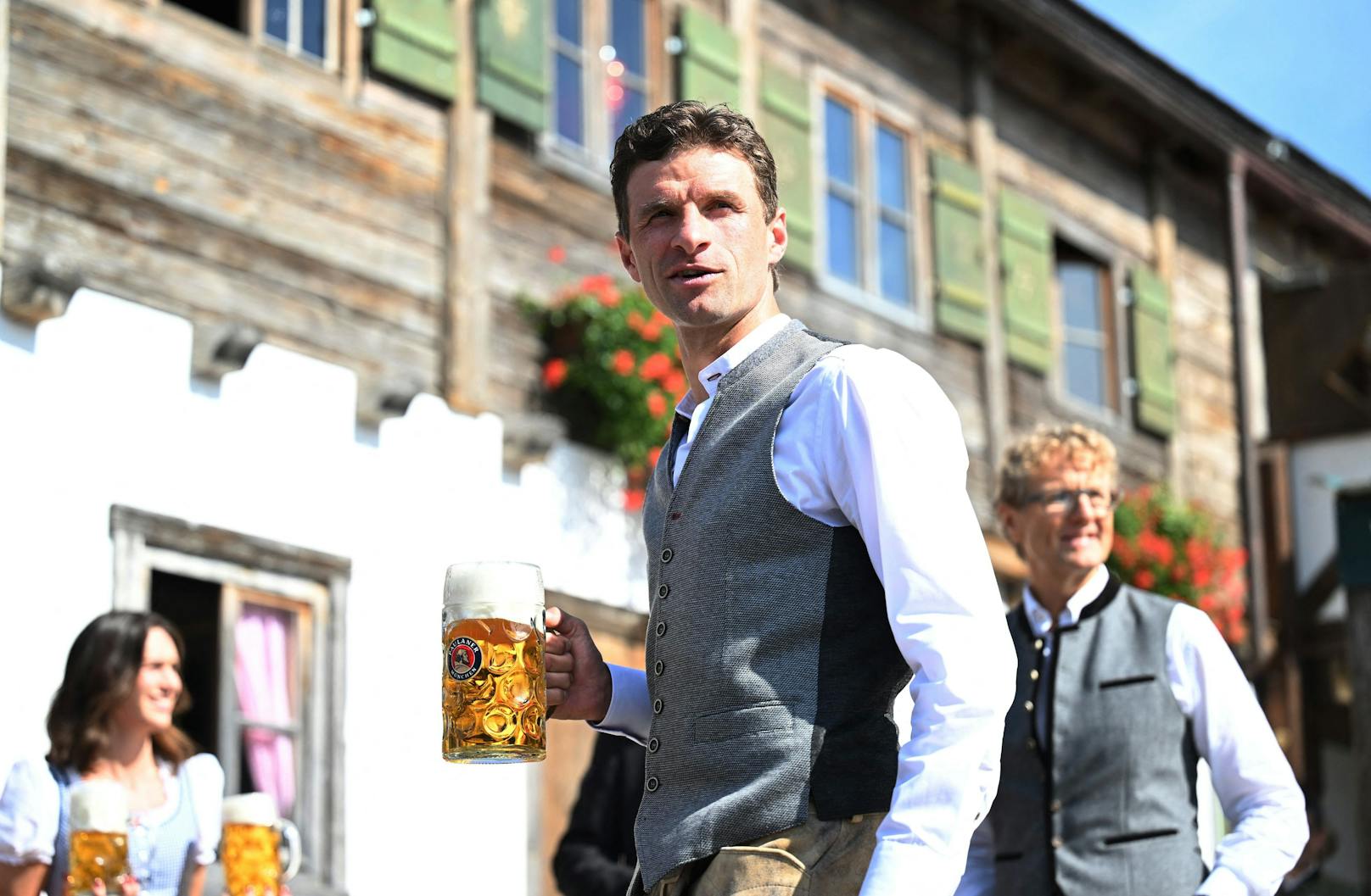 Für Thomas Müller ist die Wiesn mittlerweile Routine.