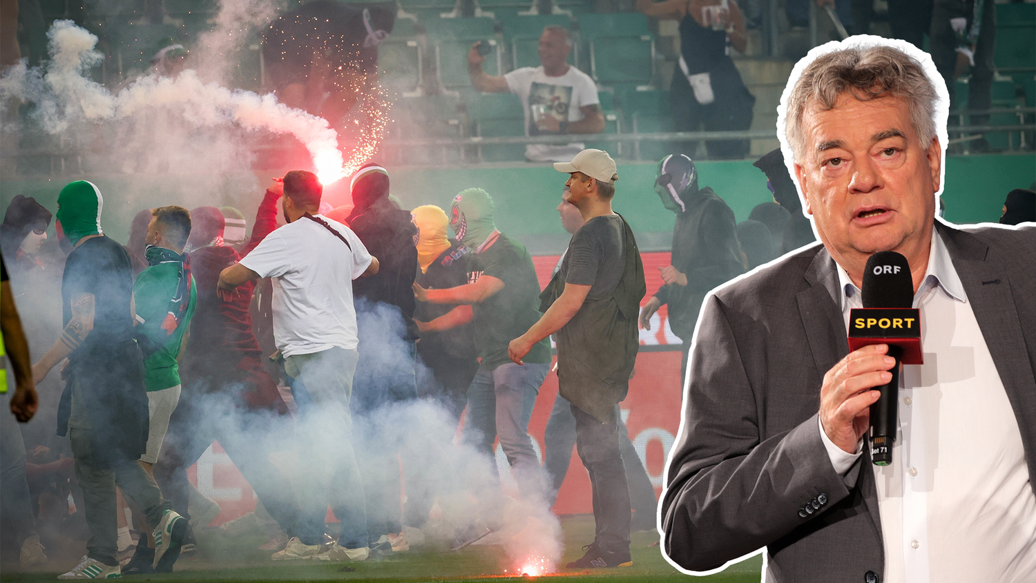 Vizekanzler Werner Kogler fordert harte Strafen für die Verantwortlichen des Derby-Eklats.