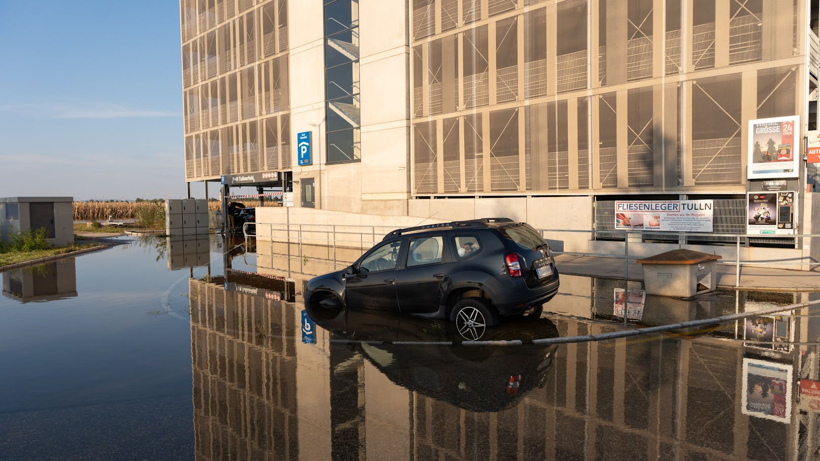 Der Bahnhof Tullnerfeld und der Atzenbrugger Tunnel zwischen Tullnerfeld und St. Pölten wurden vom Hochwasser besonders stark getroffen.