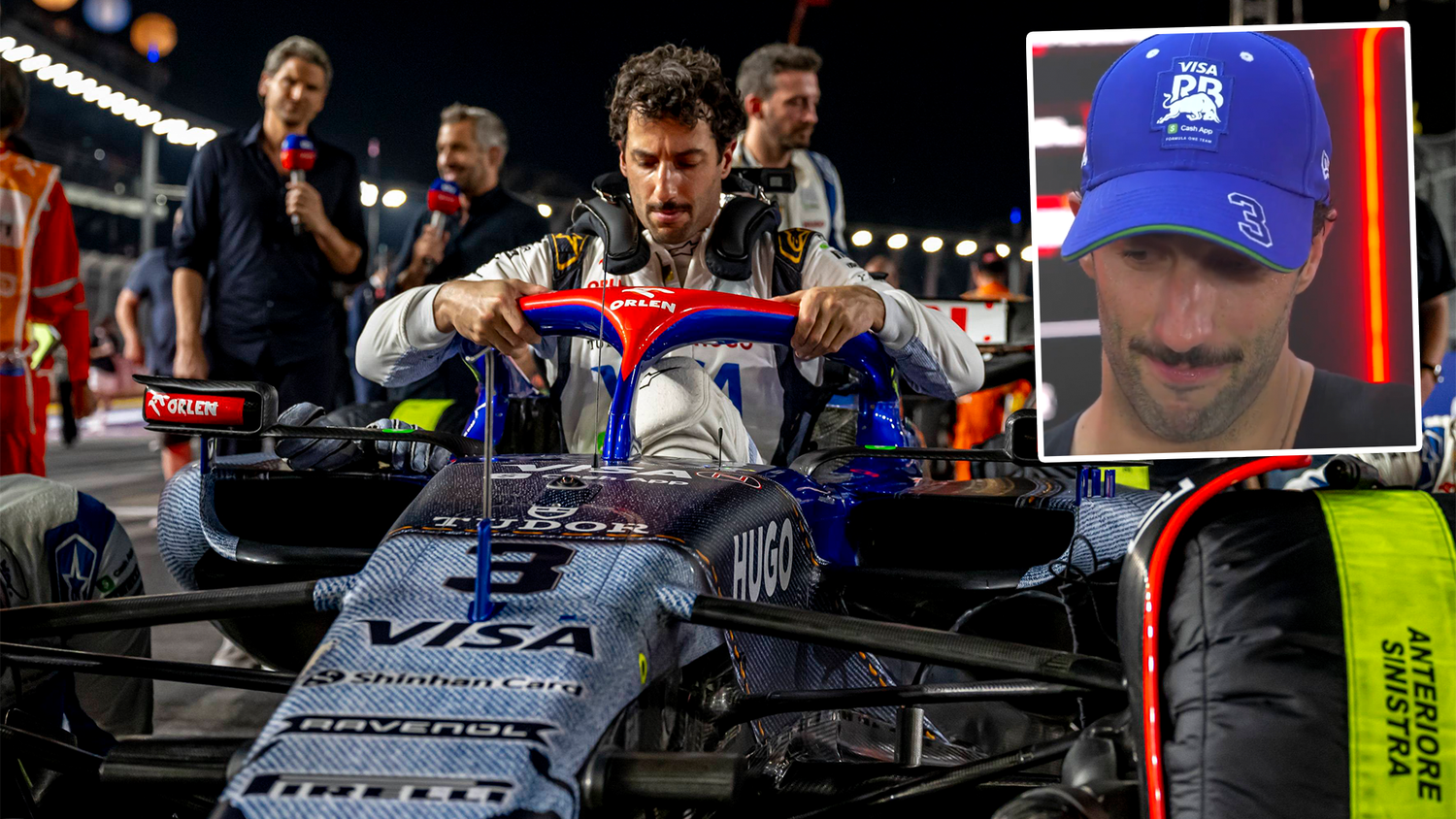 Daniel Ricciardo war nach dem Rennen in Singapur emotional.