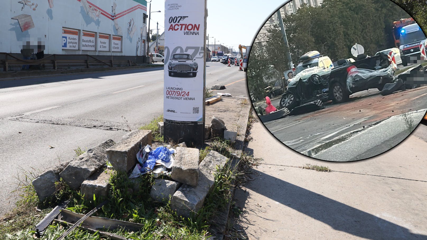 Todesfahrt am Gürtel! Lenker ließ Mann im Wrack sterben