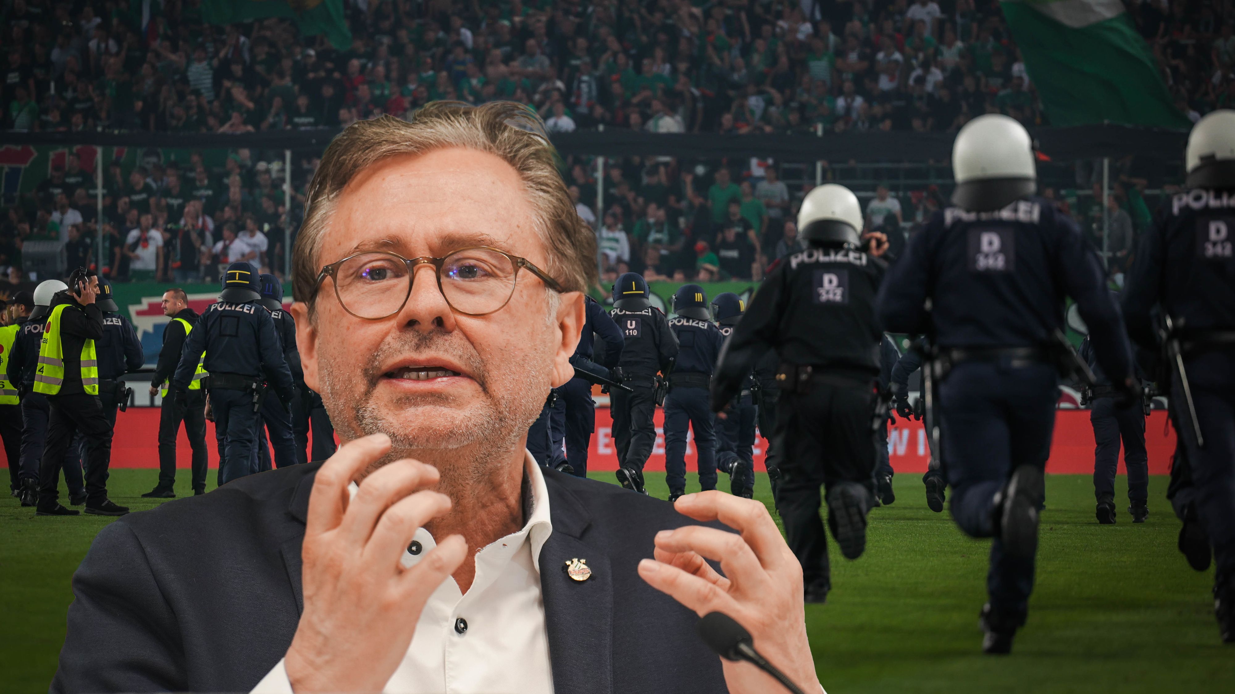 Alexander Wrabetz über die Ausschreitungen beim Wiener Derby.