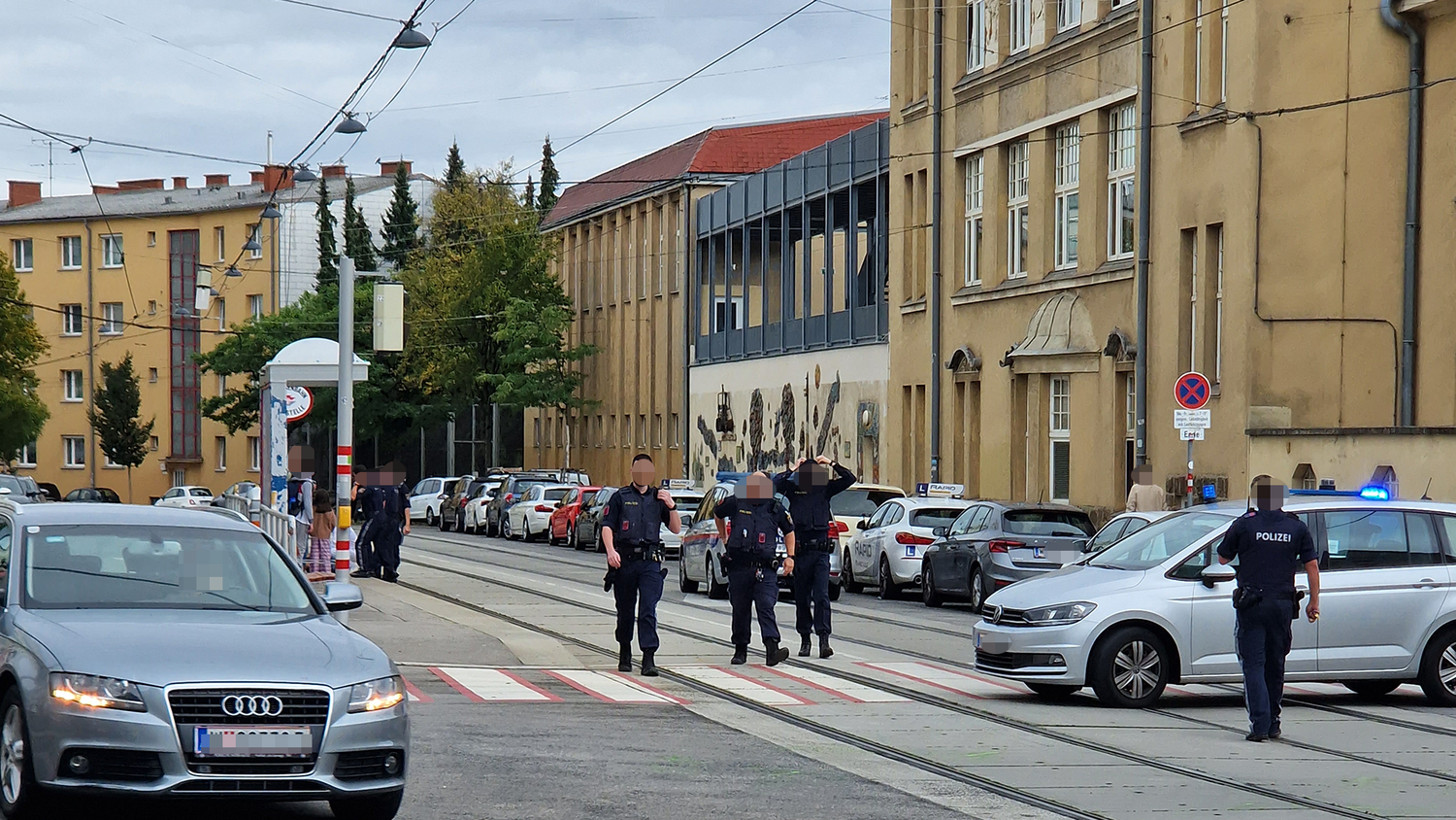 Archivbild eines Polizeieinsatzes in Wien