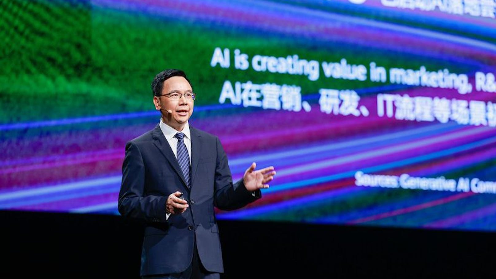 Yang Chaobin, President of ICT Products & Solutions bei Huawei.