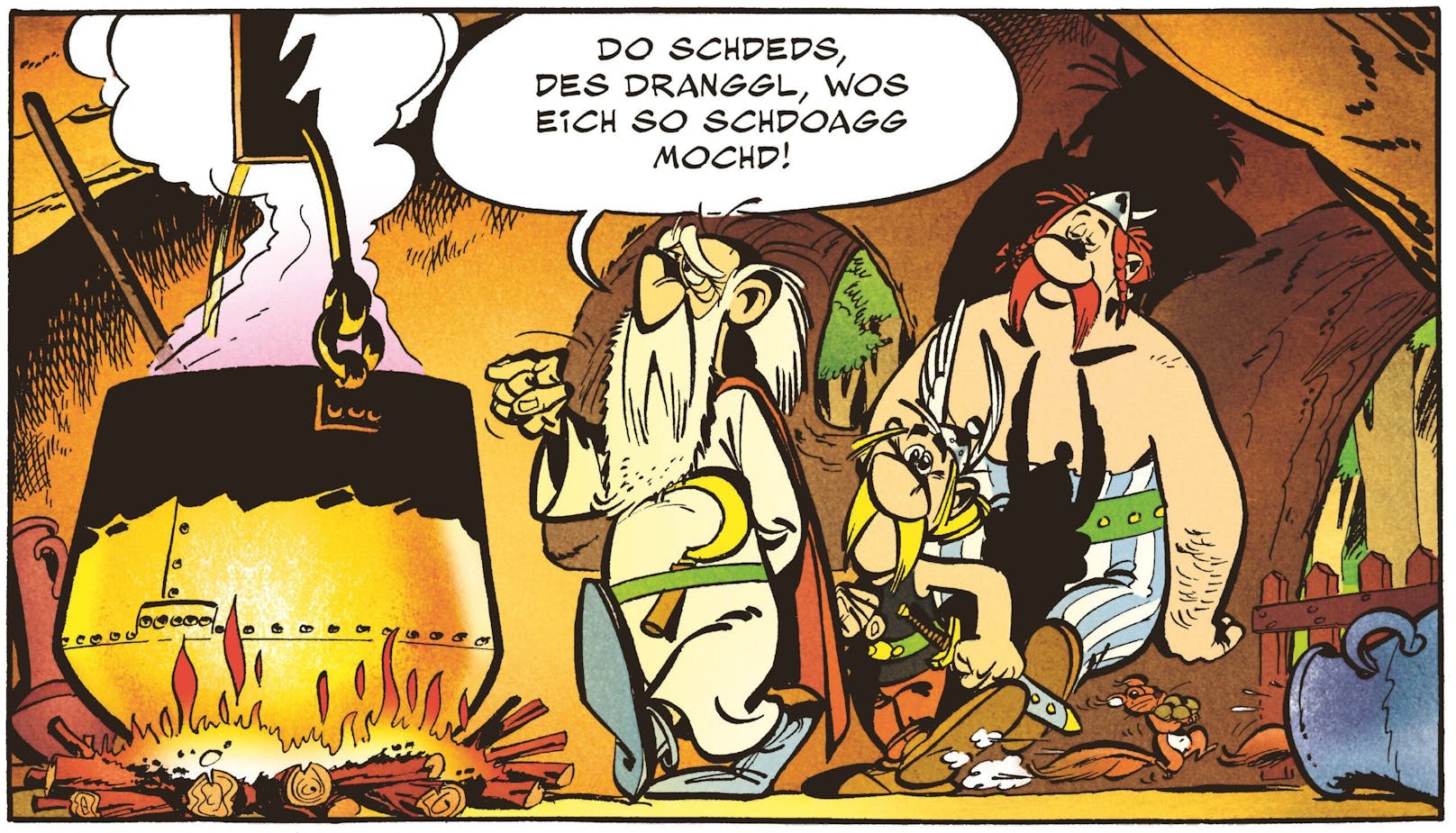 Der Wiener Liedermacher Ernst Molden hat sich jetzt "Asterix der Gallier" vorgeknöpft. Herausgekommen ist: "Da Wüdde".