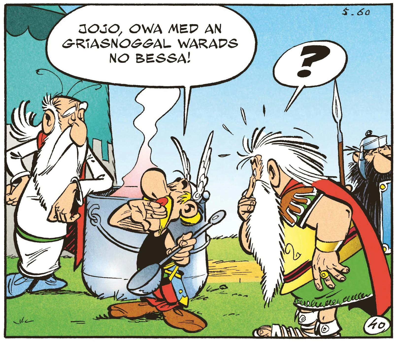 Band Nummer 1 der Asterix-Reihe "Der Gallier" ist der vierte der Saga, der auf Wienerisch übersetzt wurde.