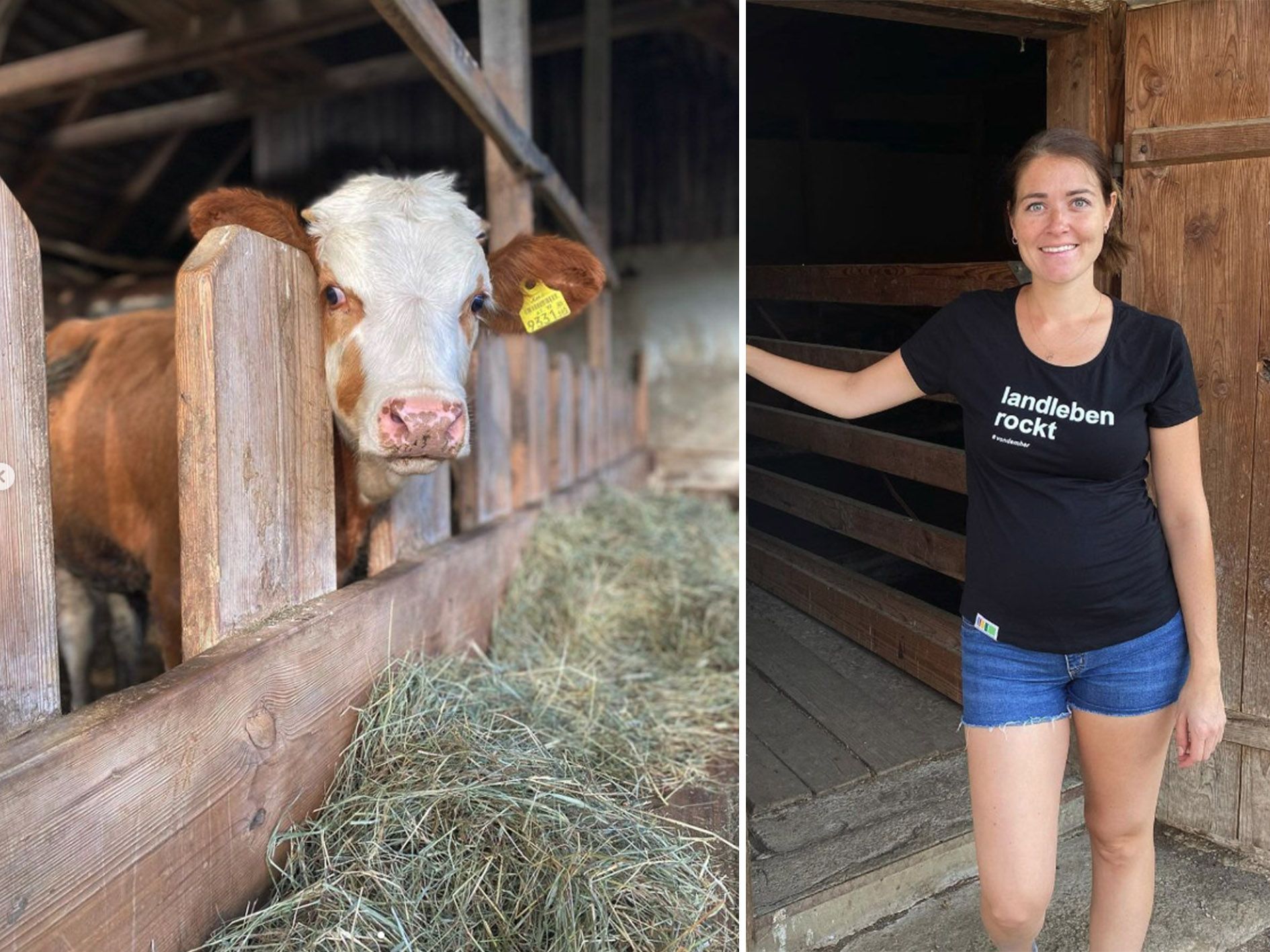 Melanie Haas begeistert mit dem Bauernhof-Leben auf Instagram.