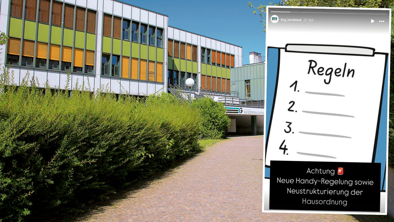 Das Linzer Gymnasium BRG Landwiedstraße will jetzt, dass Schüler ihr Handy am Gang einfach verstecken.