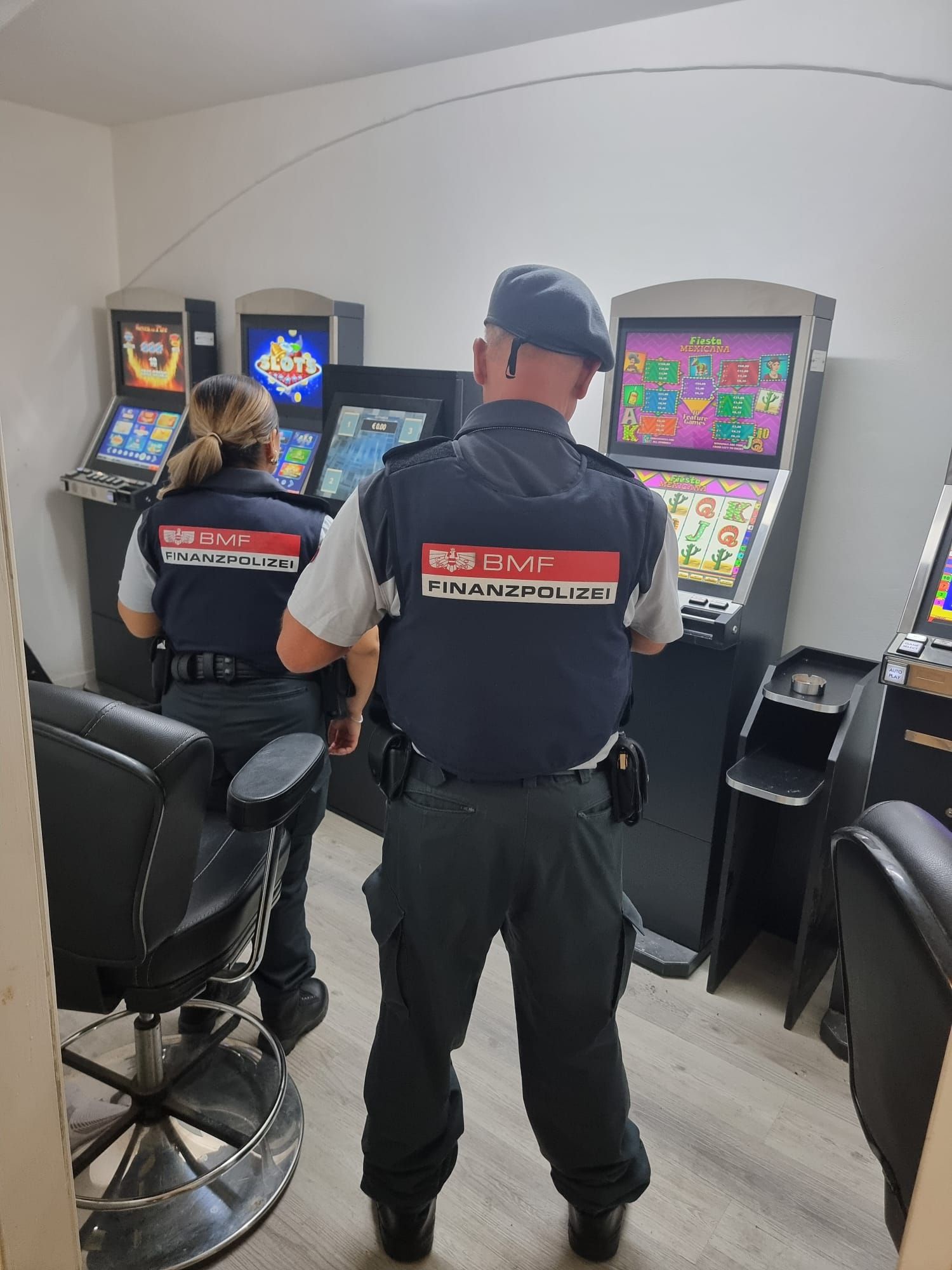 Glückspielrazzia in Wien