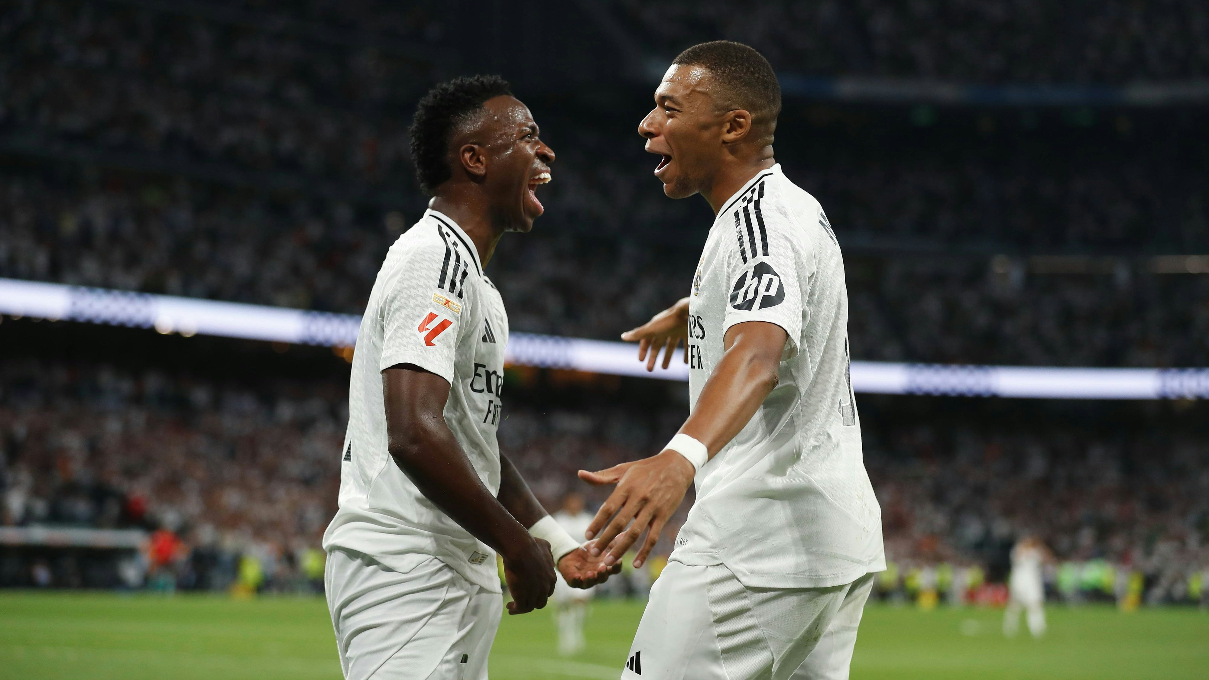 Kylian Mbappe und Vinicius Junior sind die Stars von Real Madrid.