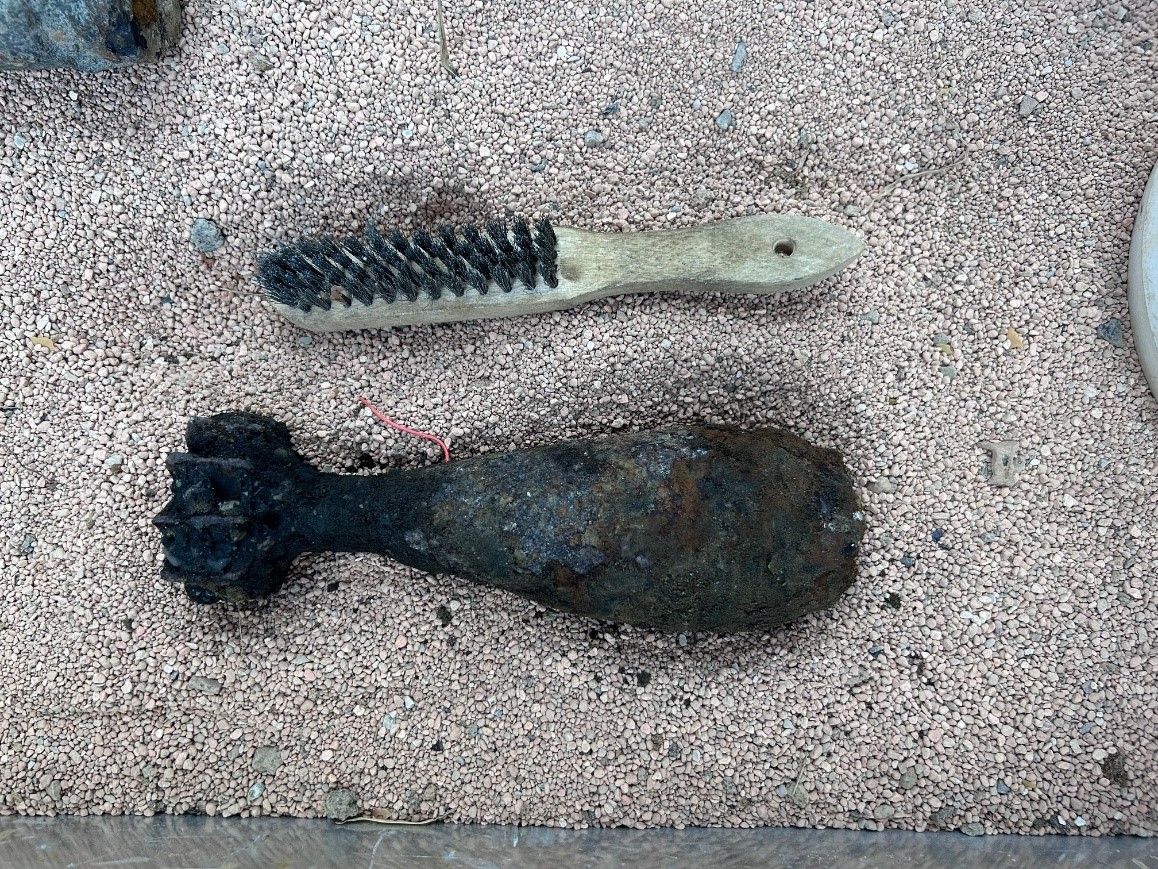 Am Montag wurde in der Wiener Brigittenau eine Granate aus dem Zweiten Weltkrieg sichergestellt.