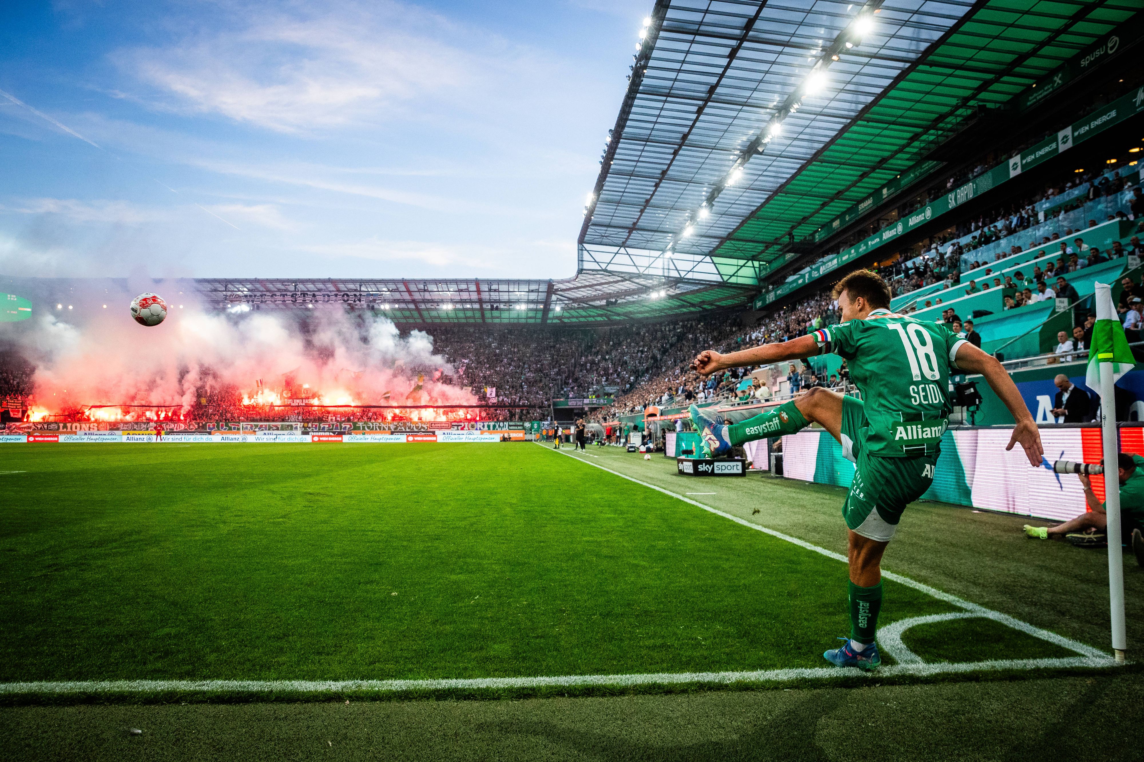 Rapid sperrt bei den kommenden Heim-Derbys die Austria-Fans aus, auch die Austria macht den Gästesektor dicht.