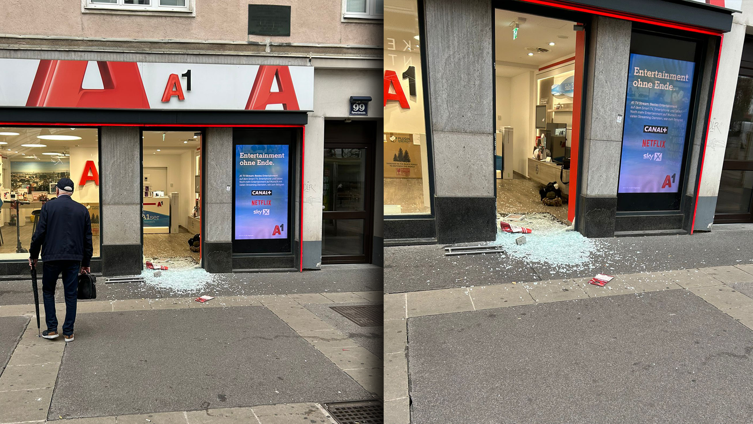 Heute.at - Einbruch in Handy-Shops in Favoriten – Diebe entkommen