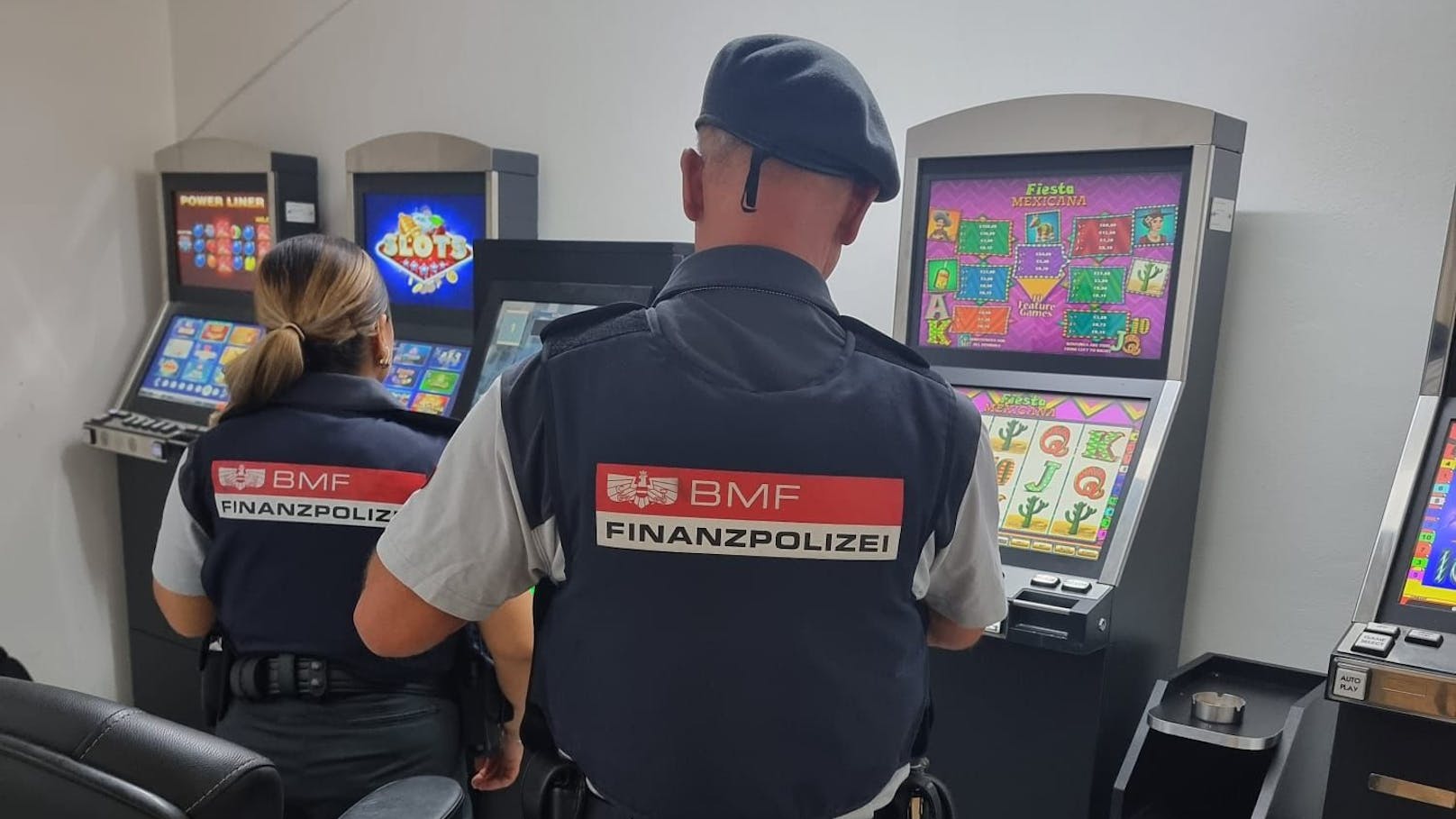 Glückspielrazzia in Wien