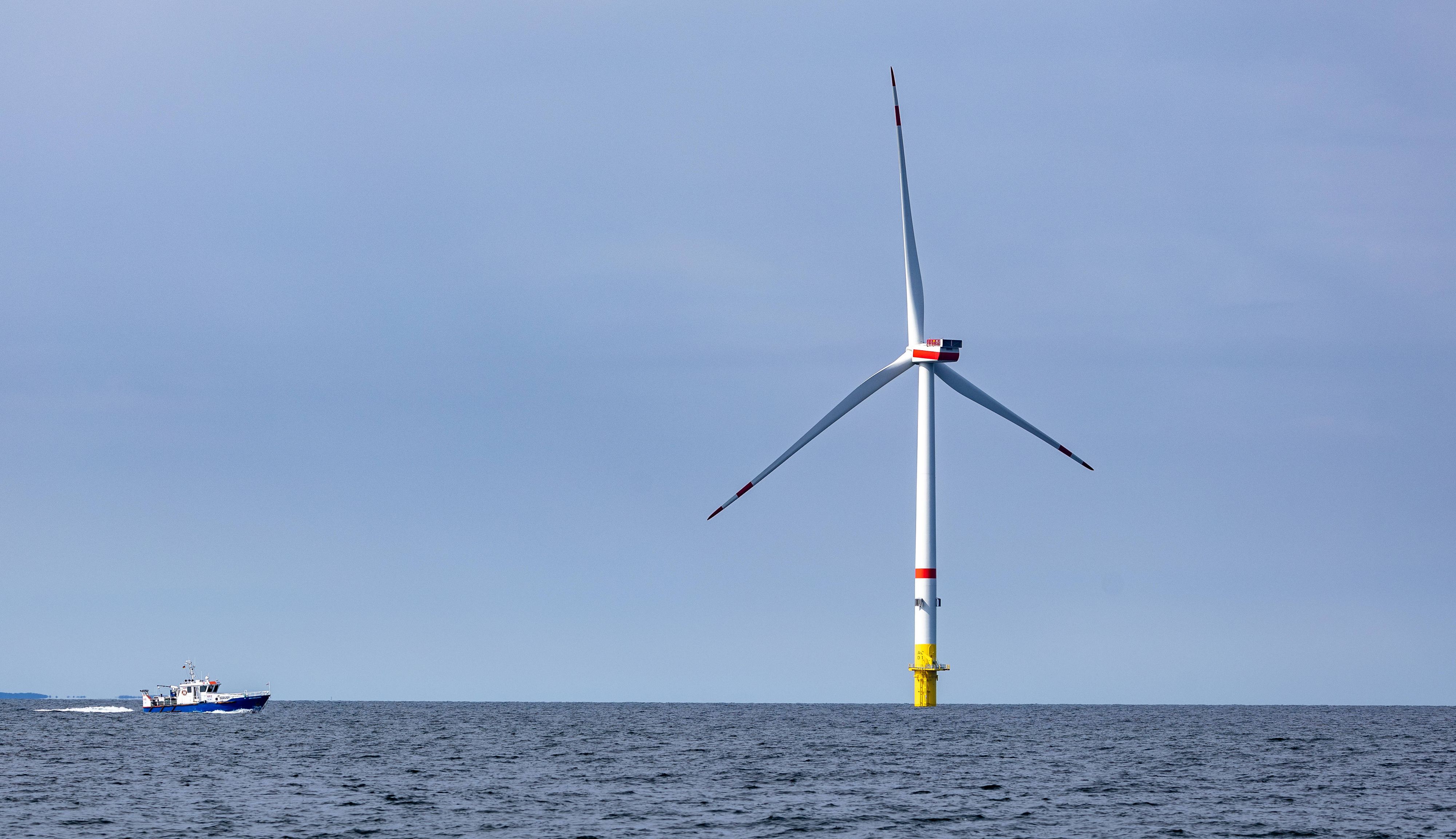 Im Windpark Arcadis Ost 1 hatte die deutsche Polizei ein russisches Schiff entdeckt.