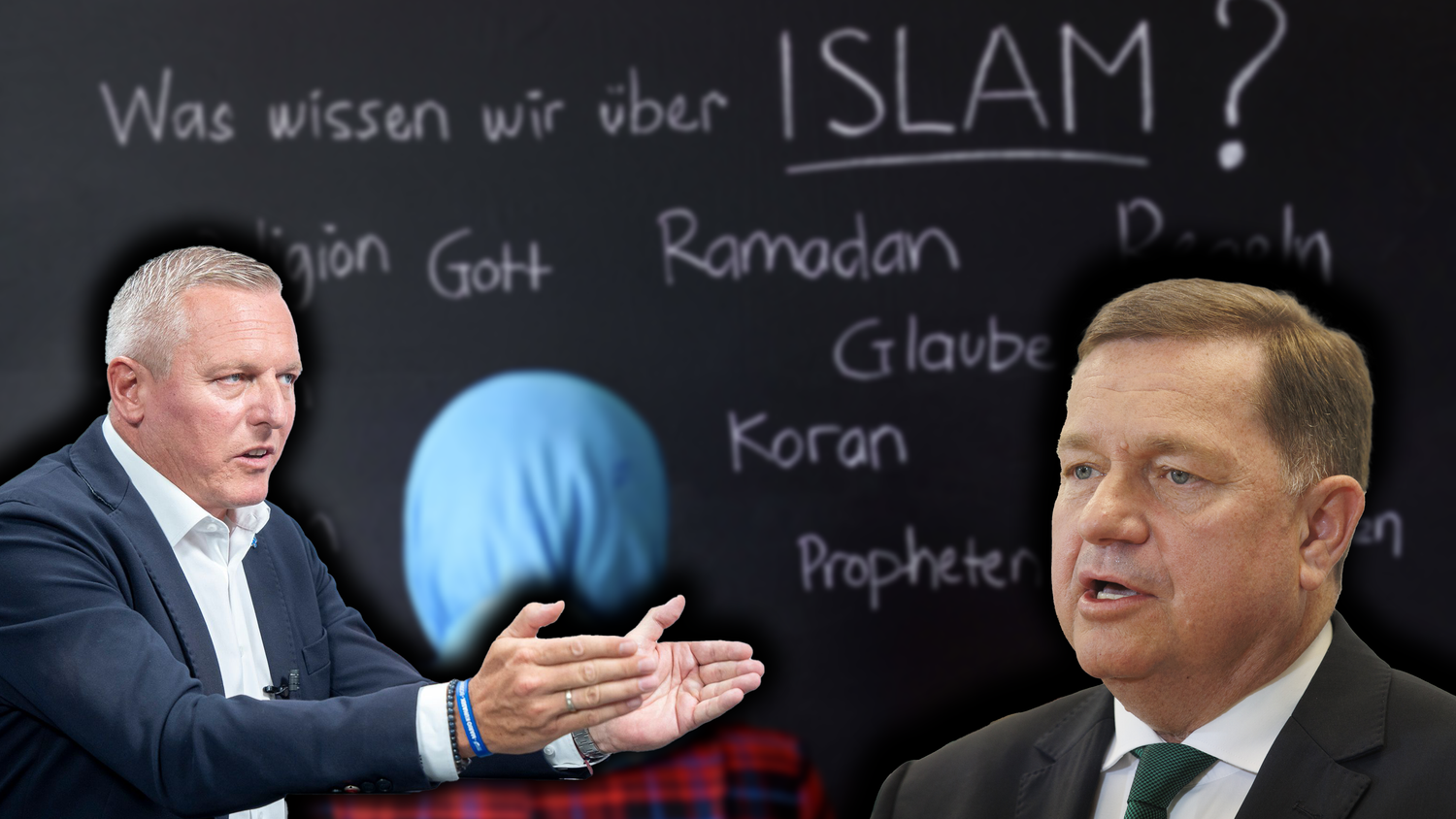 Die Zahl der Islamlehrer in der Steiermark steigt. FPÖ-Klubobmann Kunasek (l.) kritisiert ÖVP-Bildungslandesrat Amon (r.) scharf.