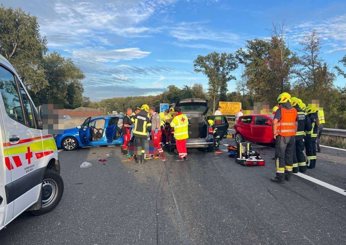 Schwerer Unfall auf der S5 