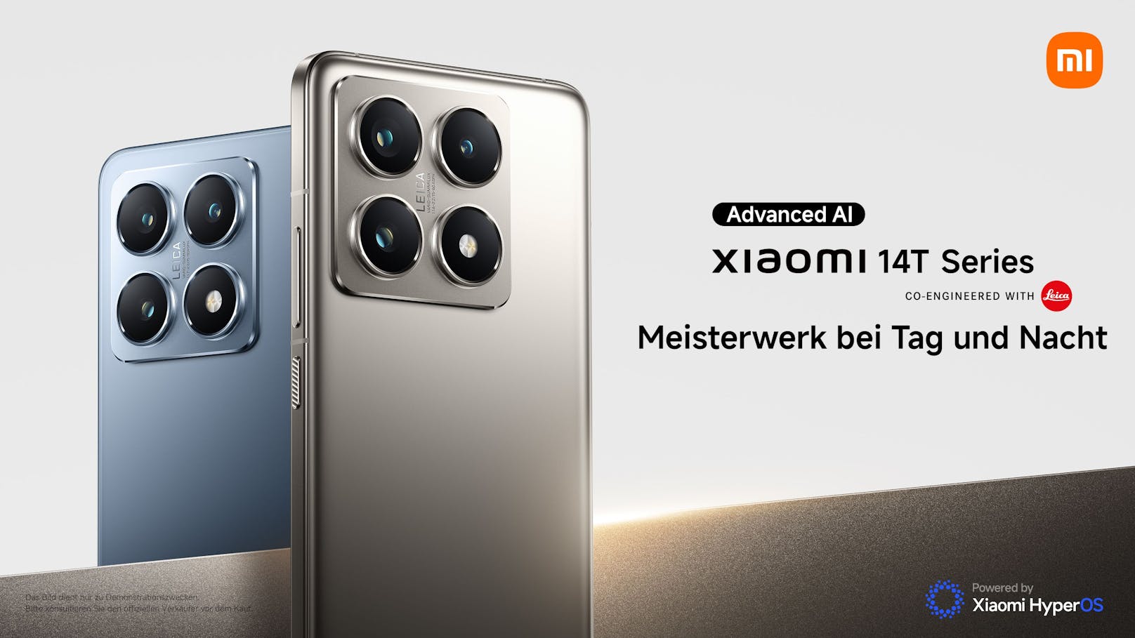 Das Xiaomi 14T Pro wird in der Speichervariante 12/512 GB um 899 Euro erhältlich sein, das Xiaomi 14T in der Speichervariante 12/256 GB um 649 Euro.