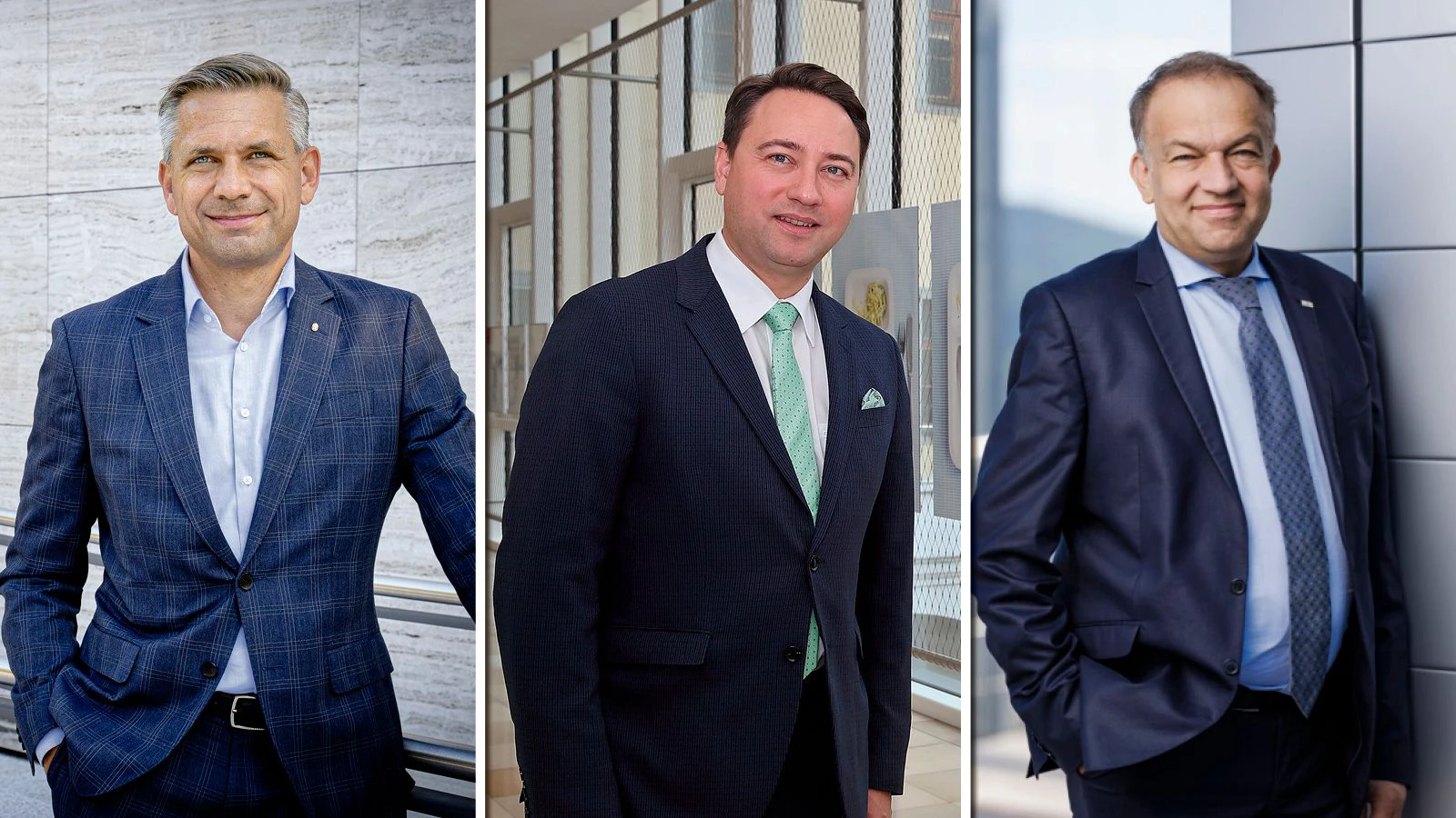 Wechseln sie nach Wien? Landesrat Hattmannsdorfer, LH-Stv. Haimbuchner und Jurist Lukas (v.l.)