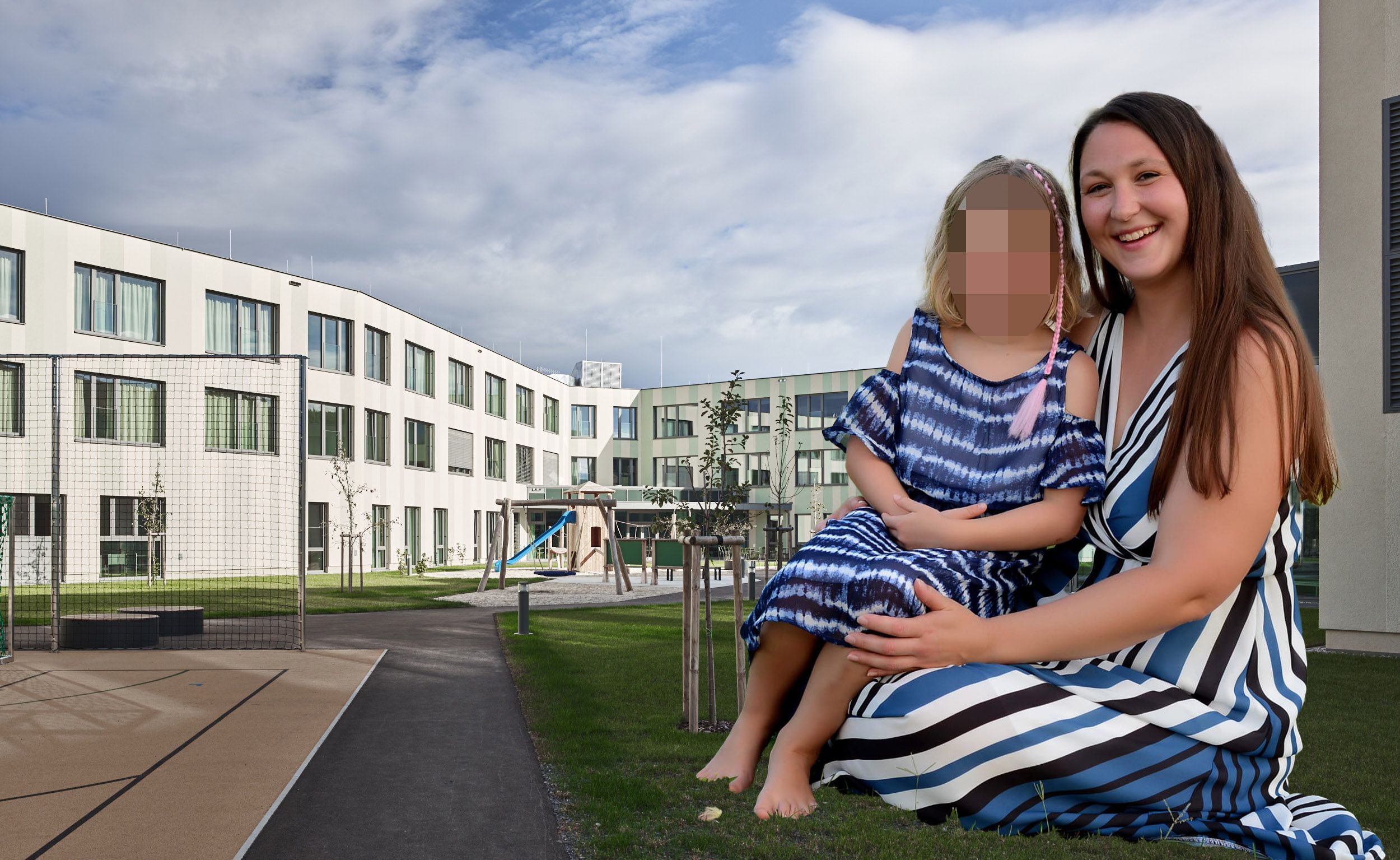 Michaela H. (33) konnte mit Tochter Julia (6) auf Reha nach Bad Erlach fahren.