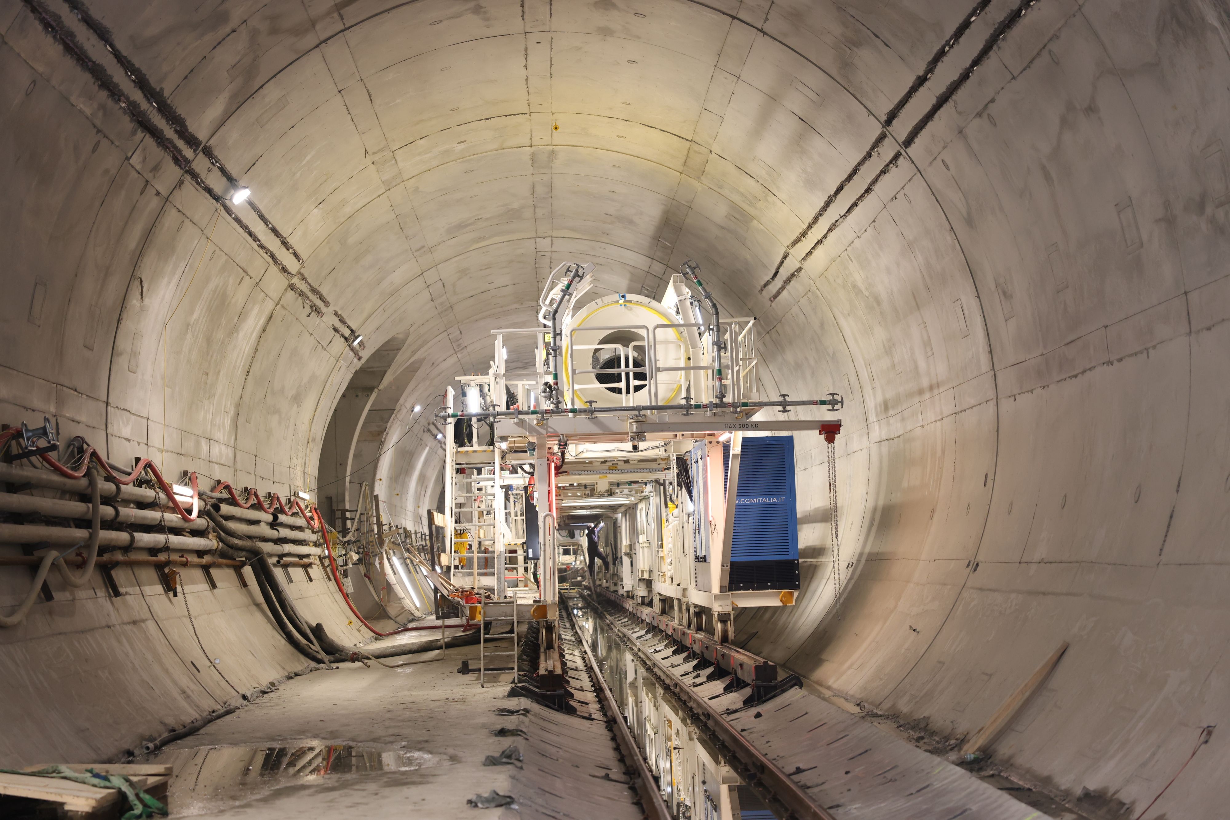 Die Tunnelvortriebsmaschine 