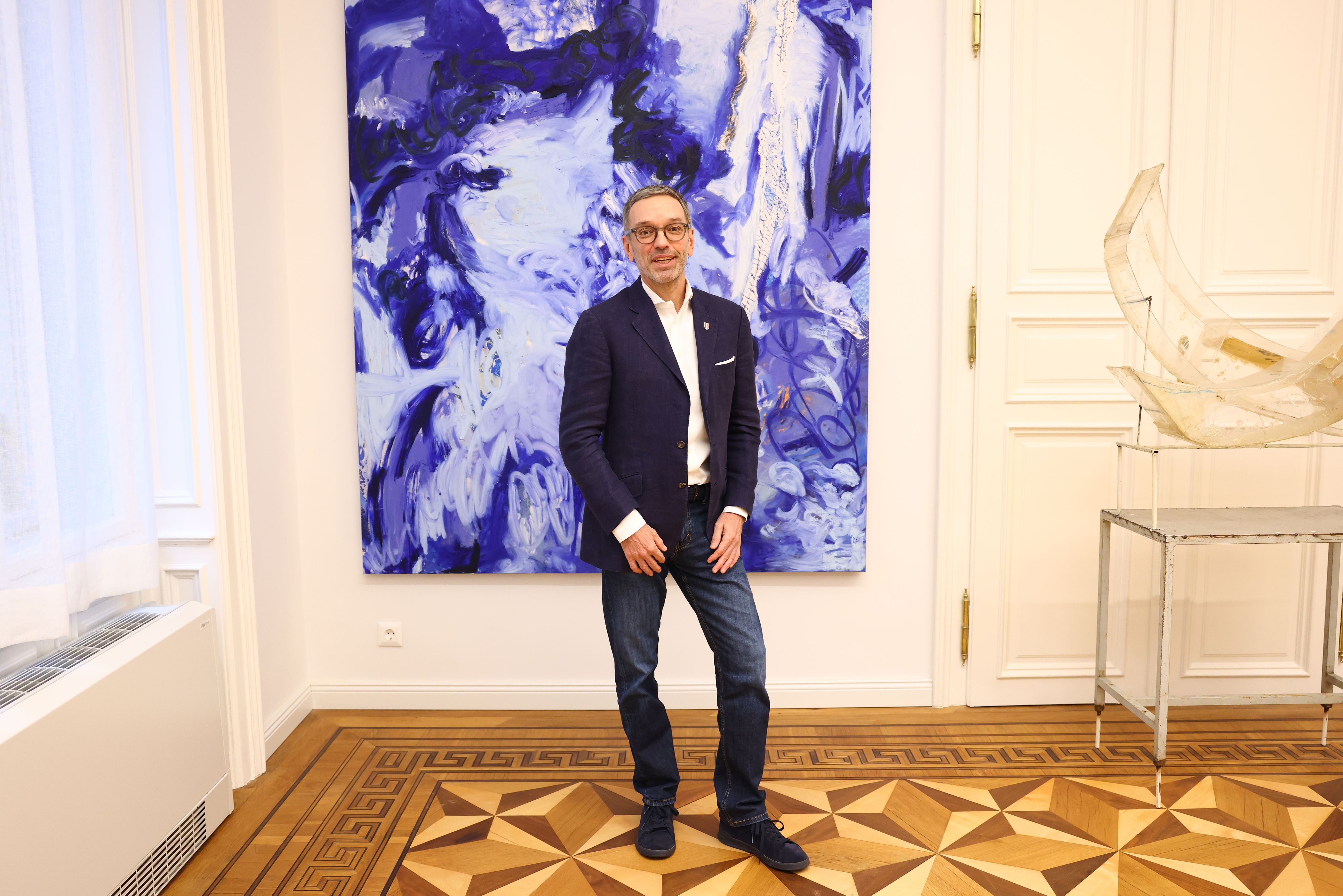 Herbert Kickl bei seinem Besuch im 