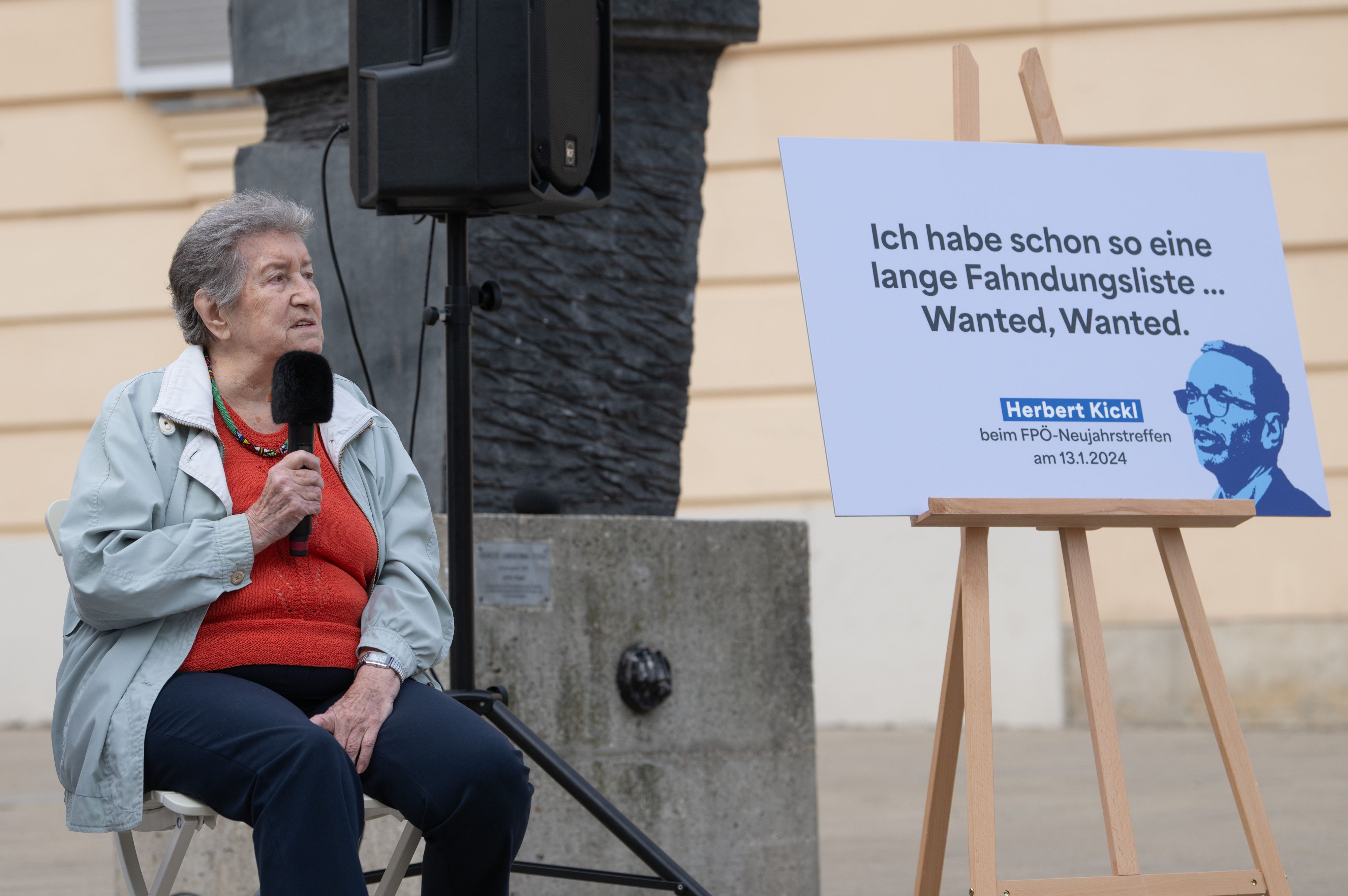 Die 92-Jährige trat am Donnerstag bei einer SPÖ-Pressekonferenz auf. Sie sparte nicht mit Kritik an der FPÖ und Herbert Kickl.