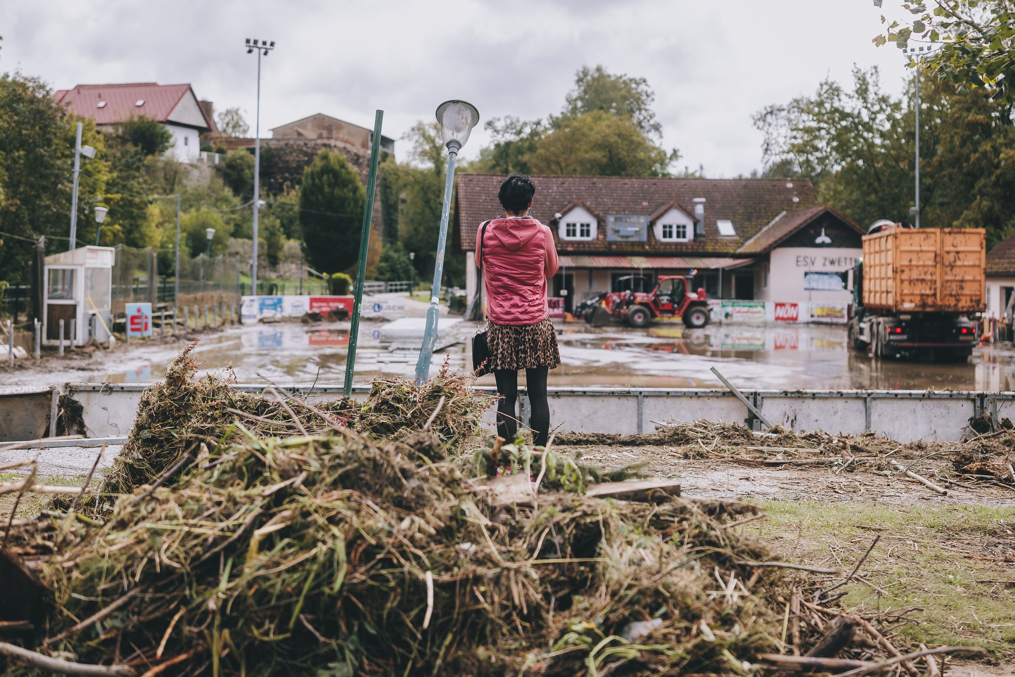 Auch in Zwettl (NÖ) waren die Schäden nach dem Hochwasser massiv.
