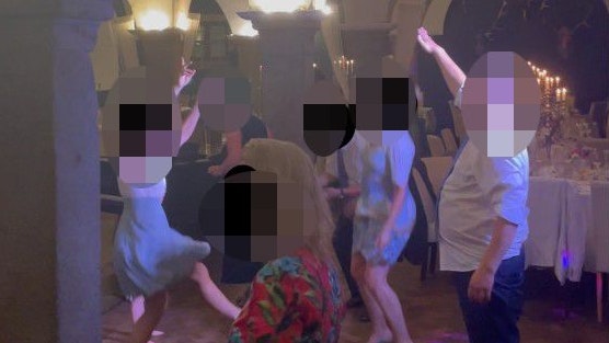 Diese Szene aus dem Video sorgt für gehörig Wirbel. Zeigt der Magistratsbeamte aus Wels hier den Hitlergruß oder ist es eine Tanzbewegung?