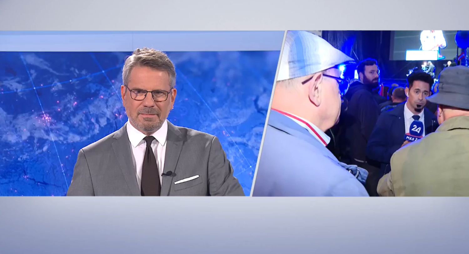 Das Puls24-Team hatte es am Freitag in der Wiener City nicht einfach, seinen Job auszuüben.