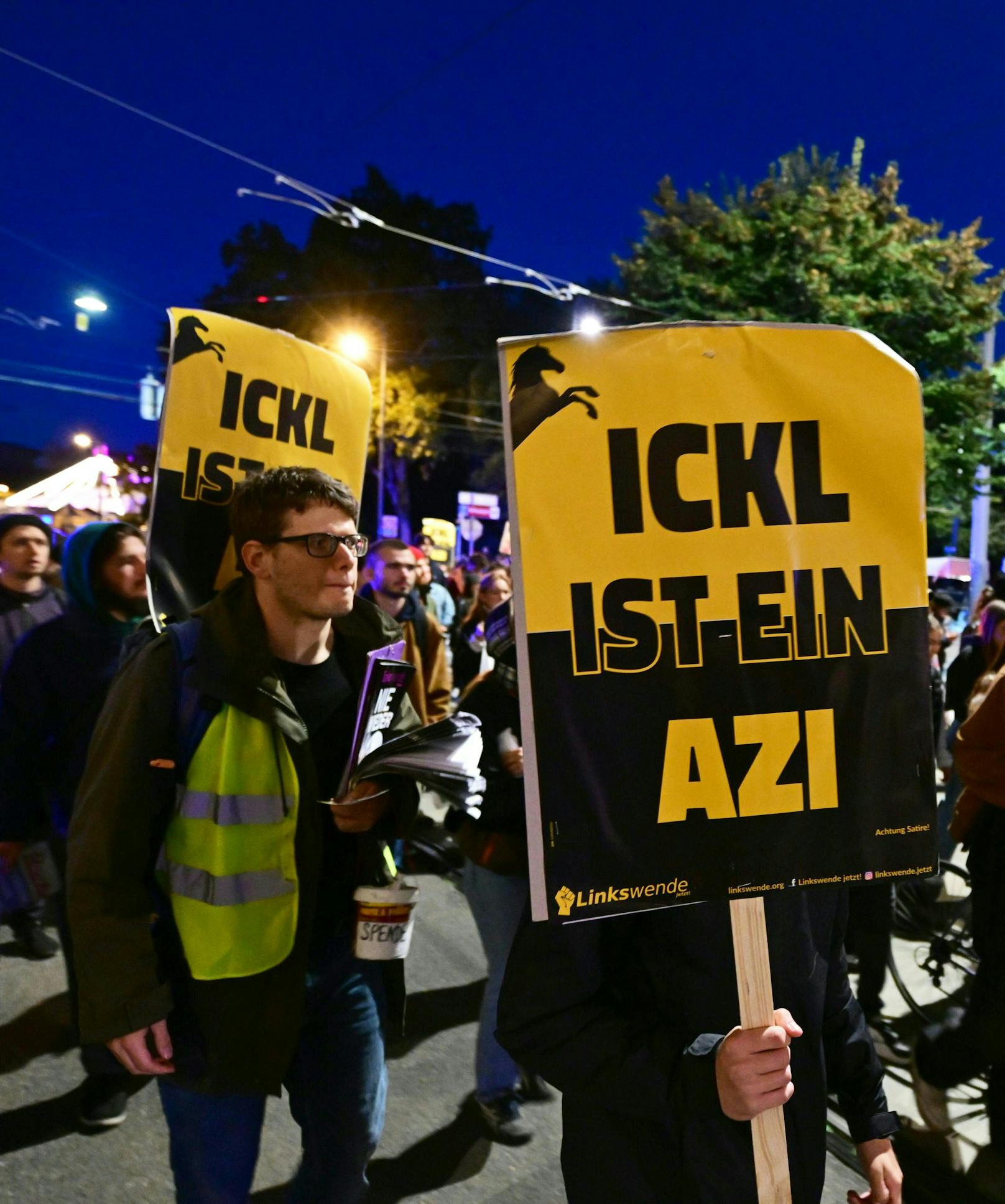 Am Rande der Nationalratswahl 2024 wurde eine österreichweite Demonstration gegen Herbert Kickl und eine FPÖ-Regierung angekündigt.