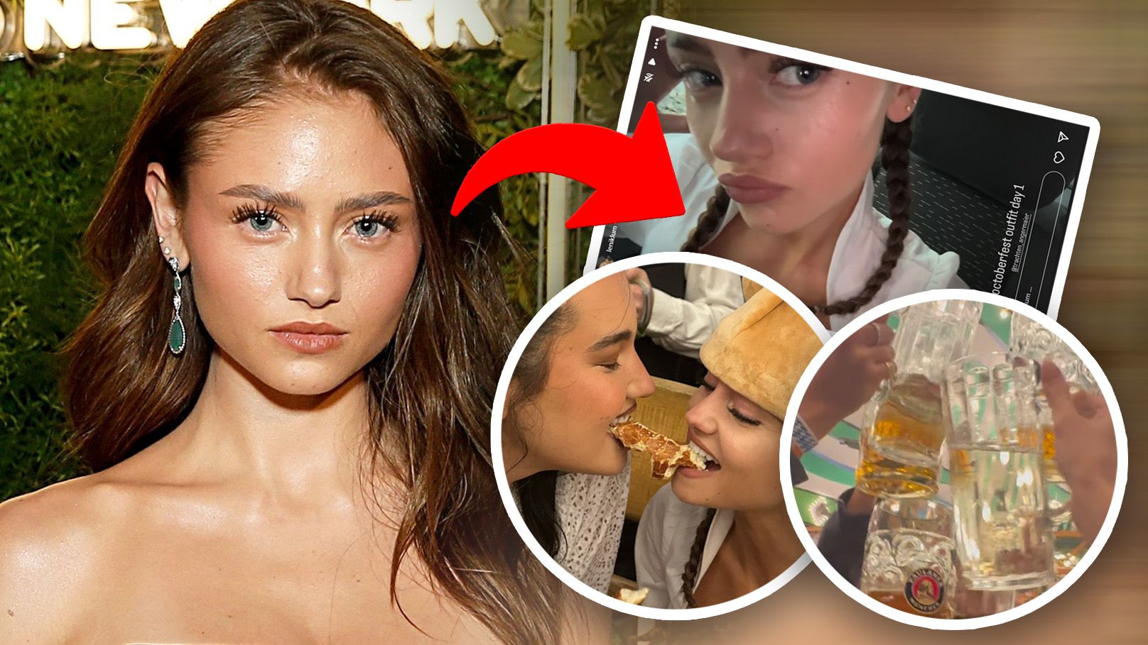 Auch Leni Klum ließ sich heuer am Oktoberfest blicken.