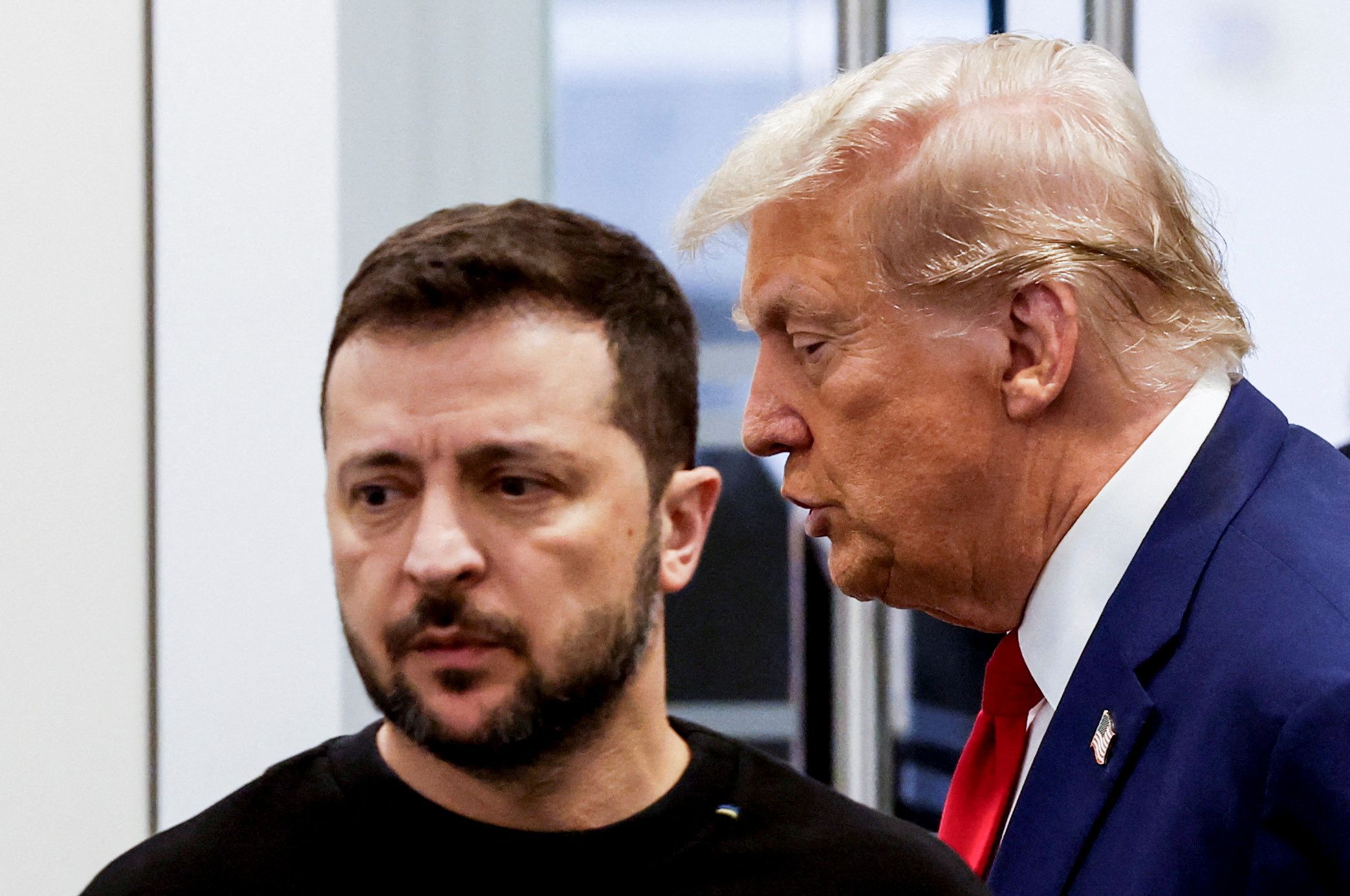 Ukraines Präsident Wolodimir Selenski bei einem Treffen mit Donald Trump in New York. (Archivbild)