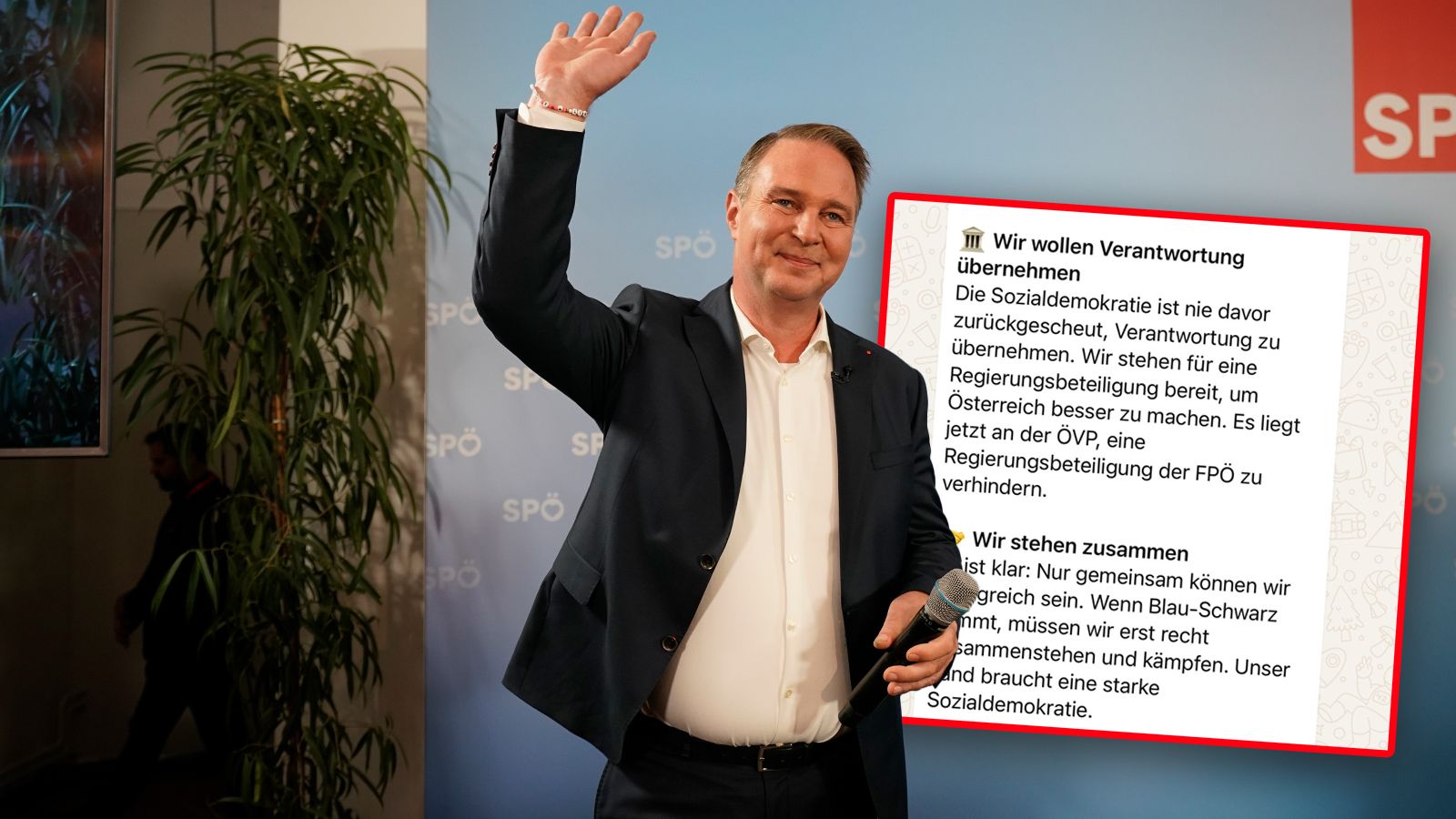 Die brisante WhatsApp-Nachricht an SPÖ-Funktionäre