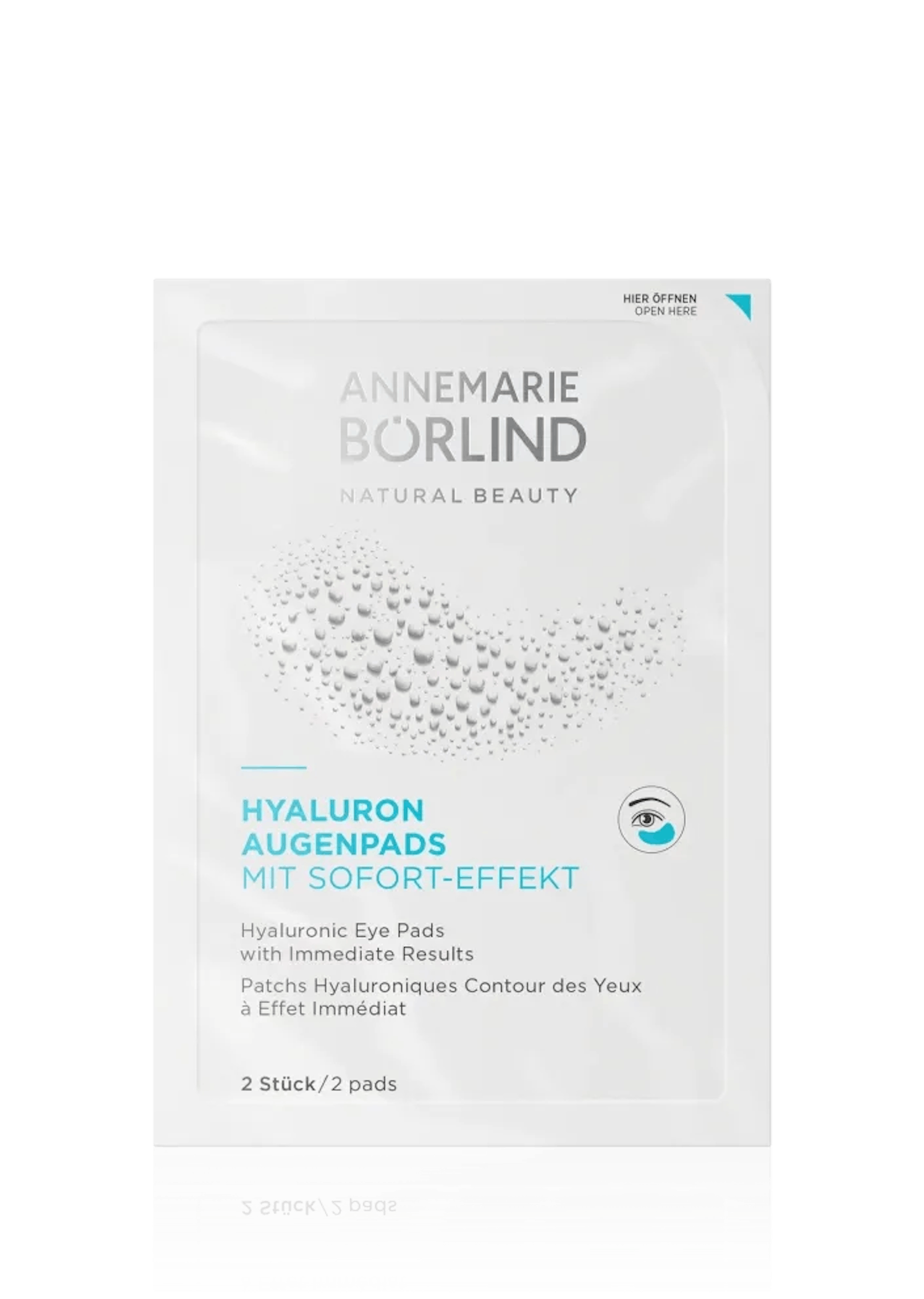 Empfehlung aus der Redaktion: "Hyaluron Augenpads mit Sofort-Effekt" von Annemarie Börlind um 23 Euro. Sorgt ohne Koffein für ein "gebügeltes" Antlitz.