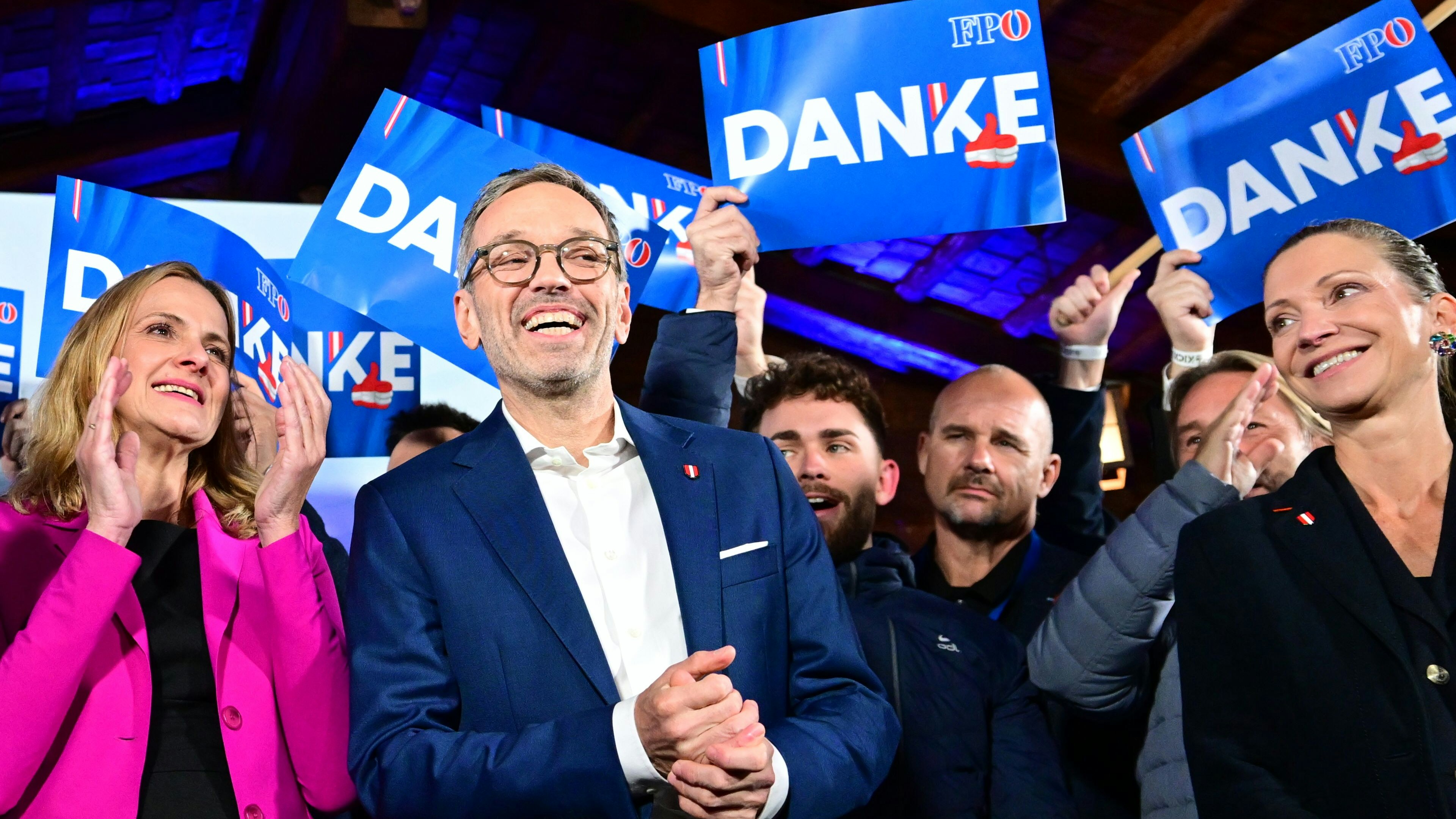 Unangefochten auf Platz 1: Die FPÖ unter Herbert Kickl.