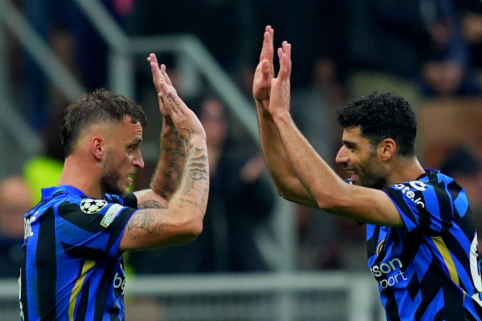 ÖFB-Star Marko Arnautovic trifft für Inter Mailand. 