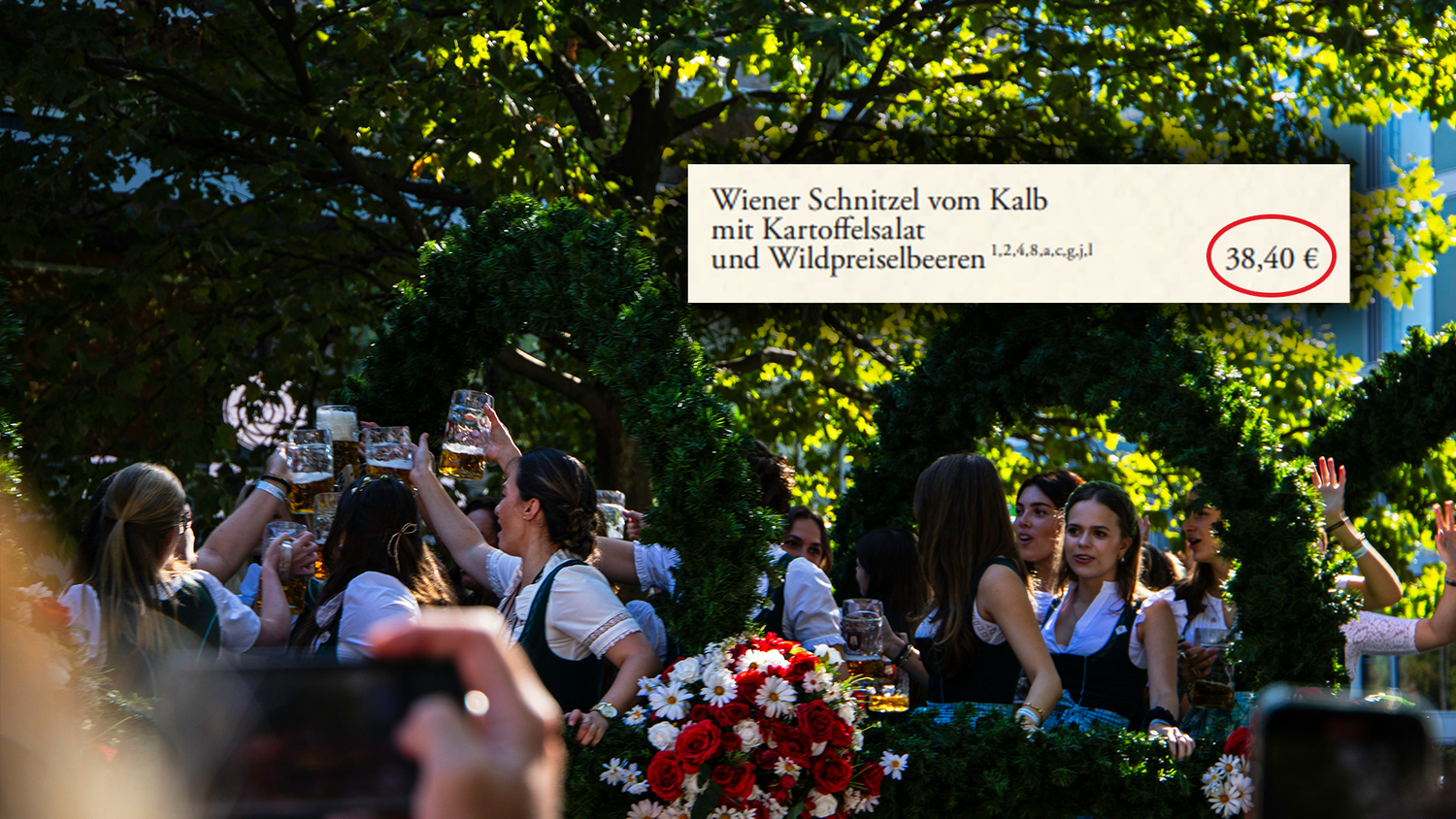 Auf der Wiesn in München wird wieder ordentlich gefeiert. Nur die Preise bereiten vielen Besuchern Bauchschmerzen (Symbolfoto).