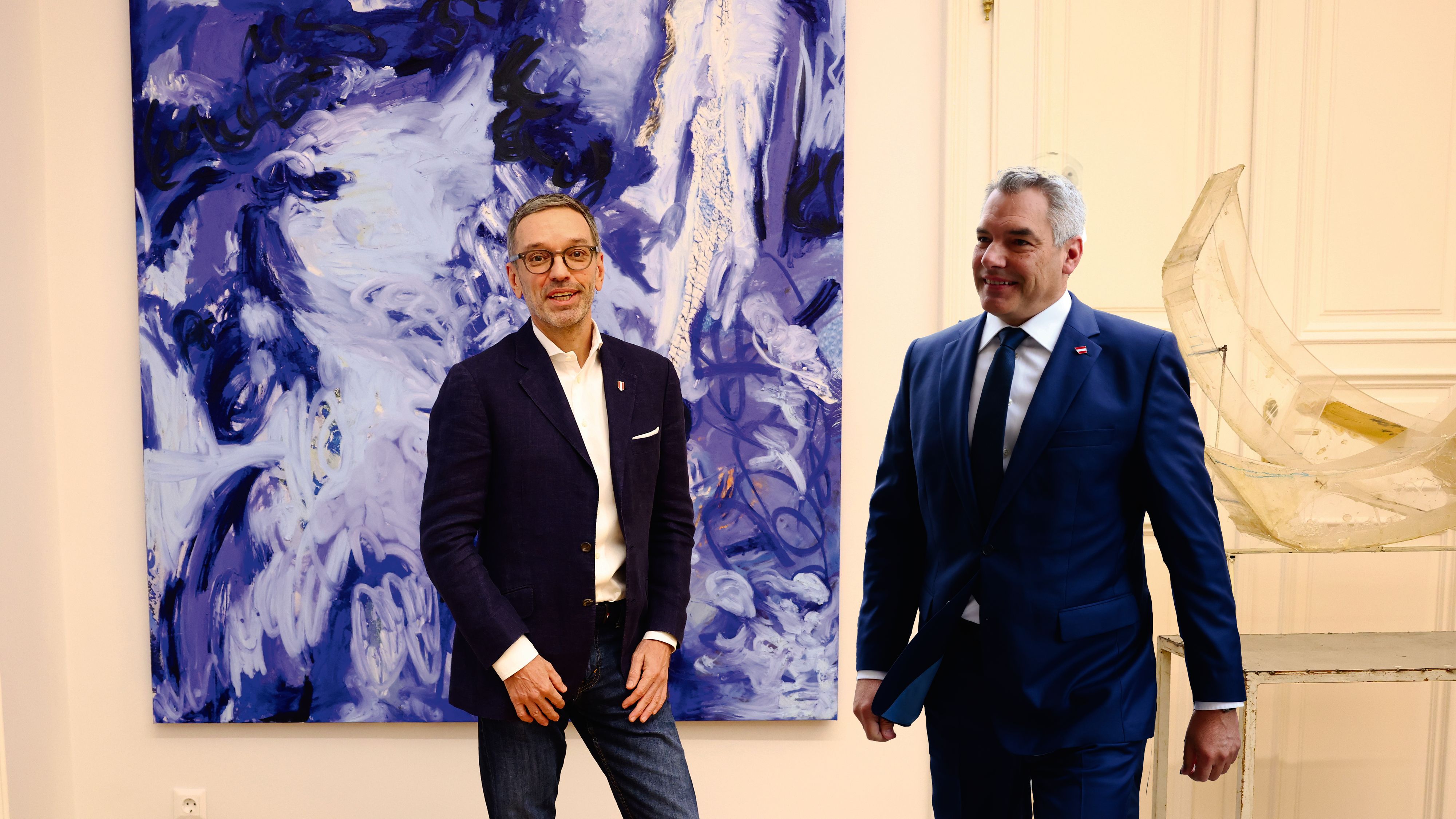 Karl Nehammer machte Zugeständnis an FPÖ von Herbert Kickl.