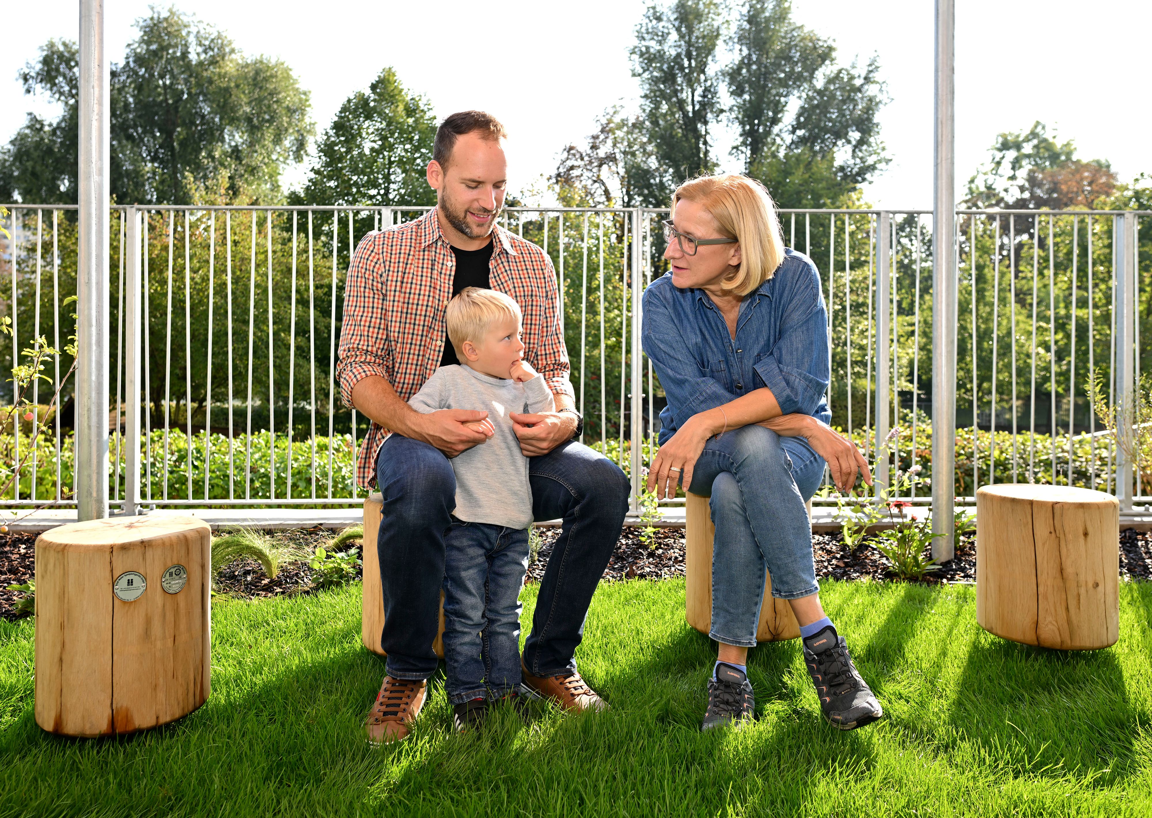 Landeshauptfrau Johanna Mikl-Leitner freut sich über die Erweiterung des Landhauskindergartens in St. Pölten.